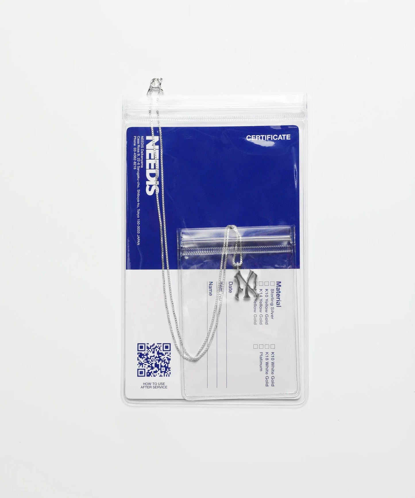 NEEDIS Collaboration with #FR2 NY Type Necklace