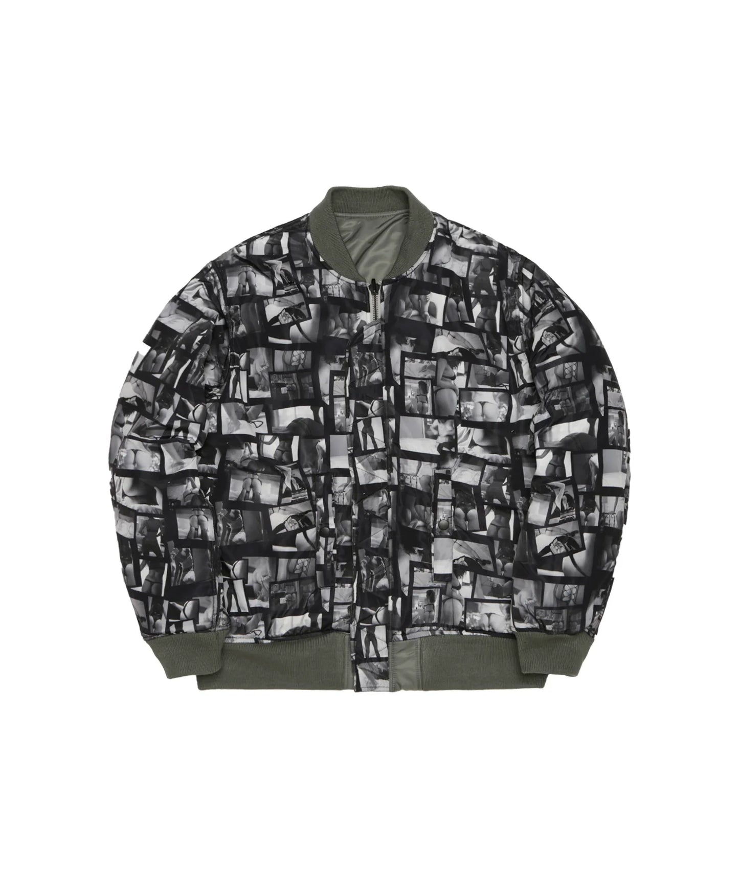 Photo Collage Bomber Jacket(MA-1)