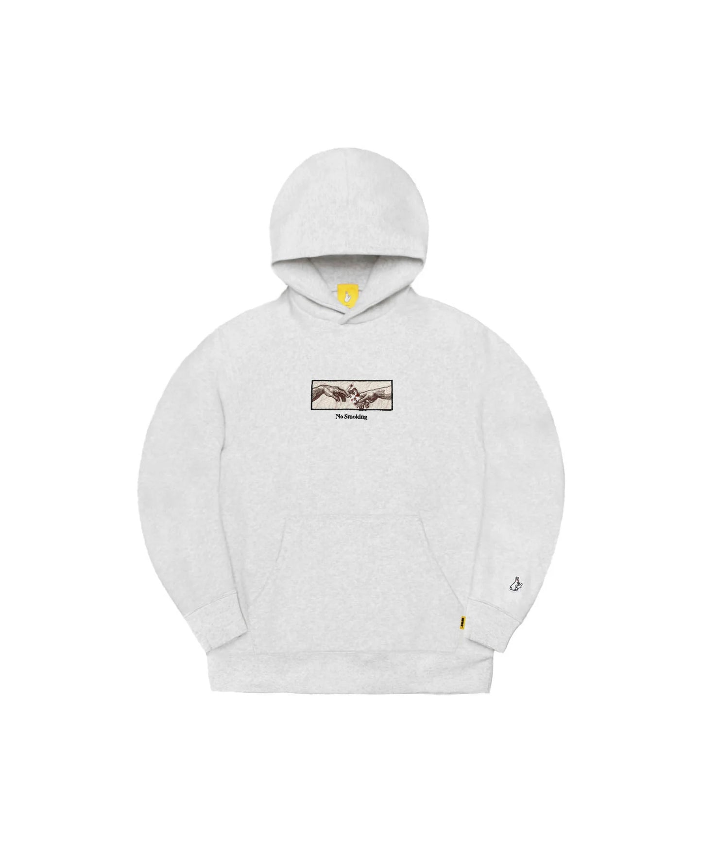 Embroidery No Smoking Art Hoodie
