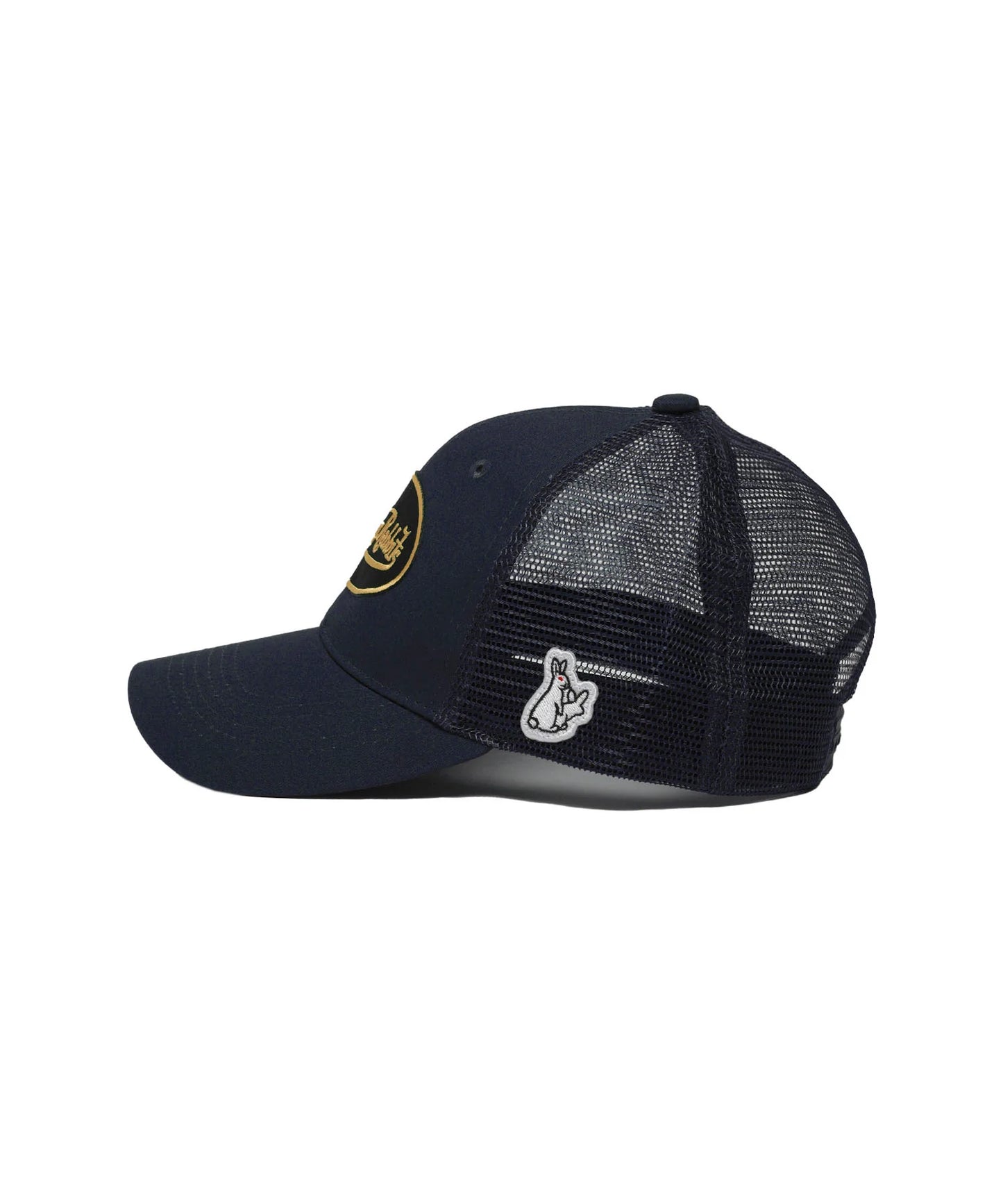 Fxxking Rabbits Logo Embroidery Mesh Cap