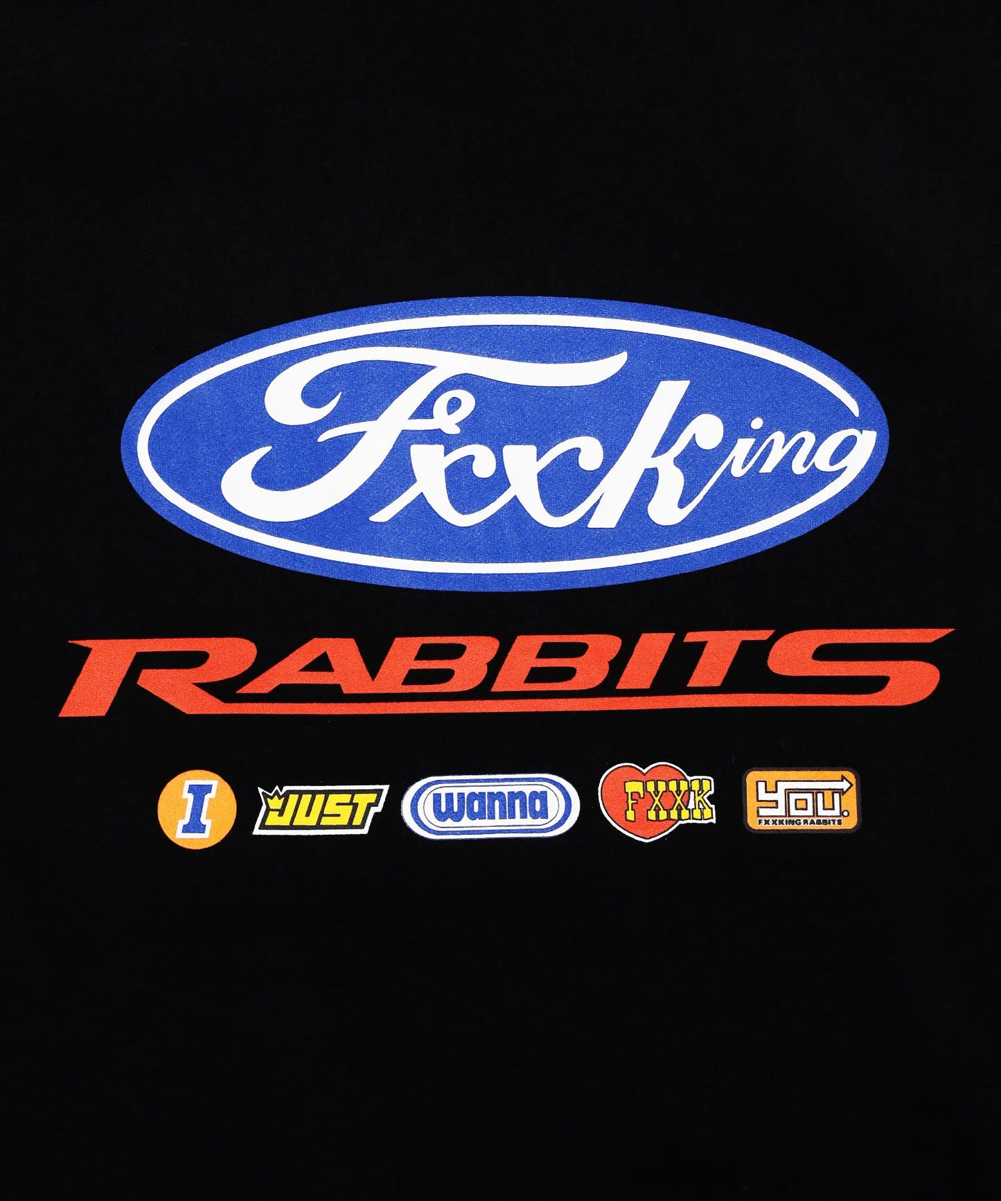 Various Fxxking RABBITS Logo Hoodie