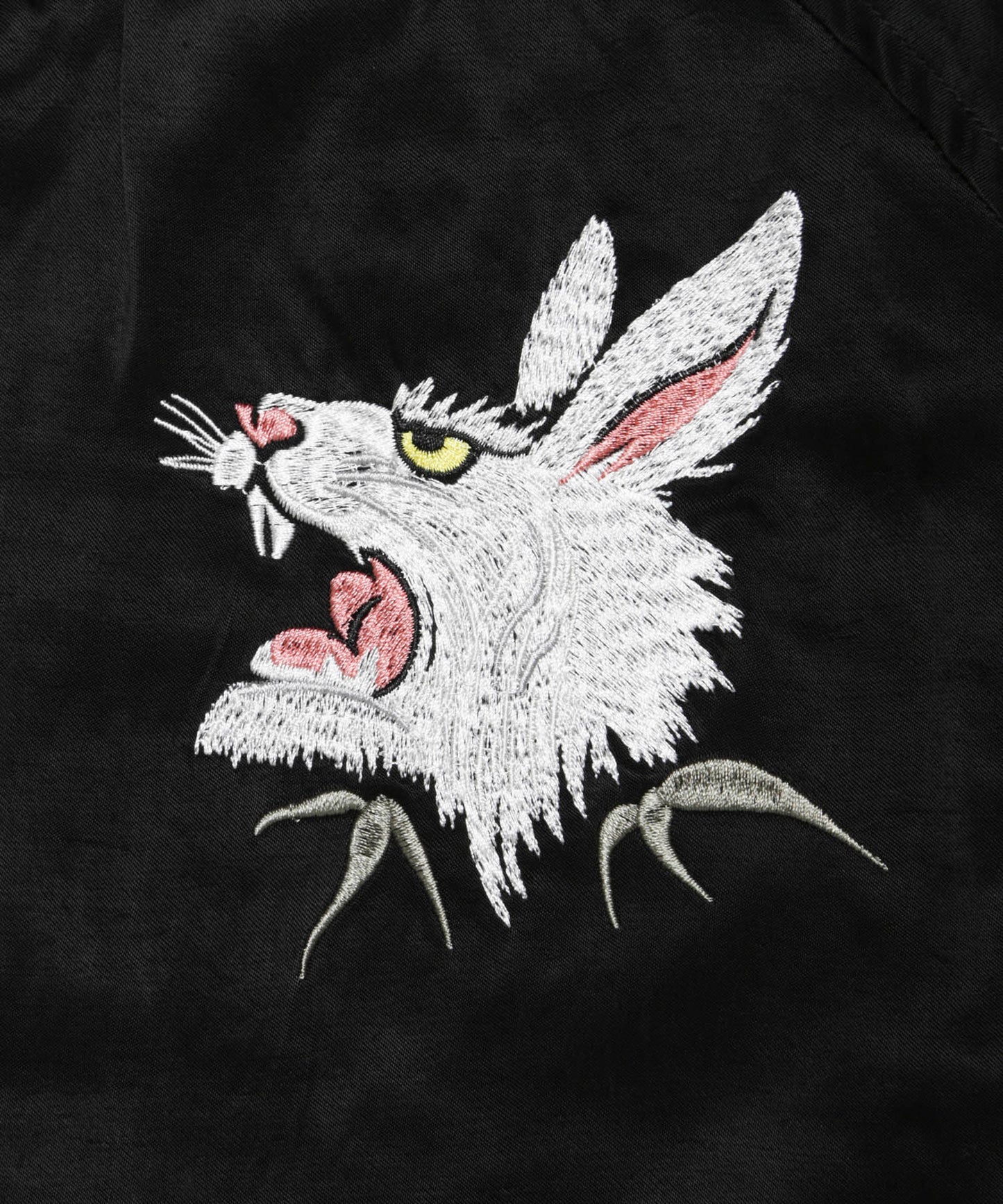 Rabbits Dragon Embroidery Reversible Souvenir Jacket