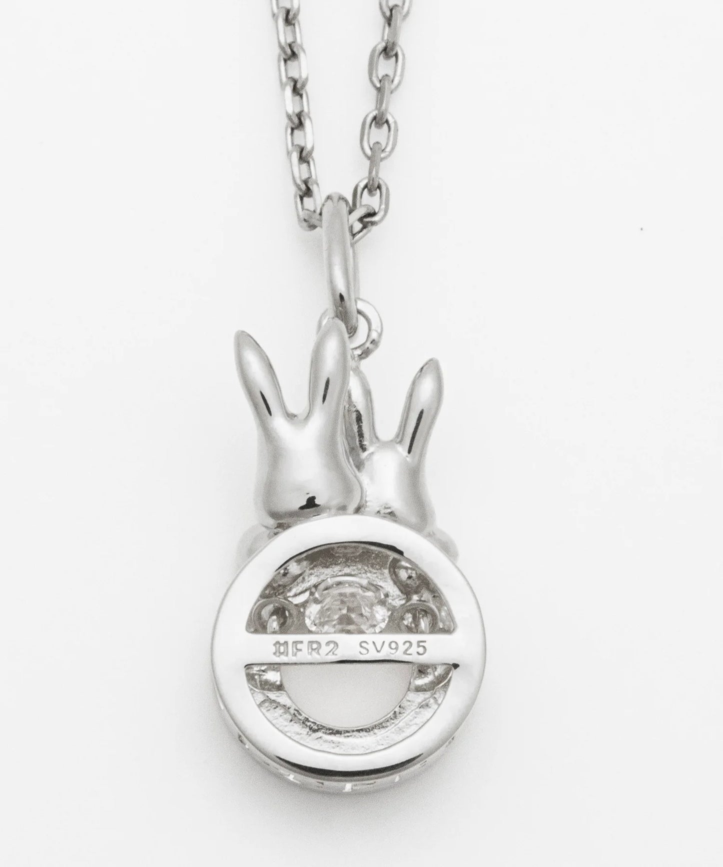 Dancing Stone Round Logo Necklace
