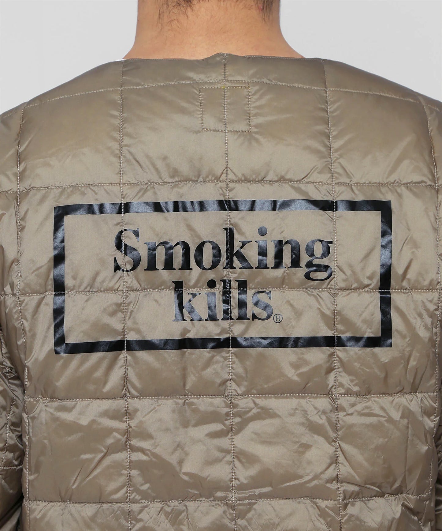 TAION Collaboration with #FR2 Crew Neck Button Down Jacket