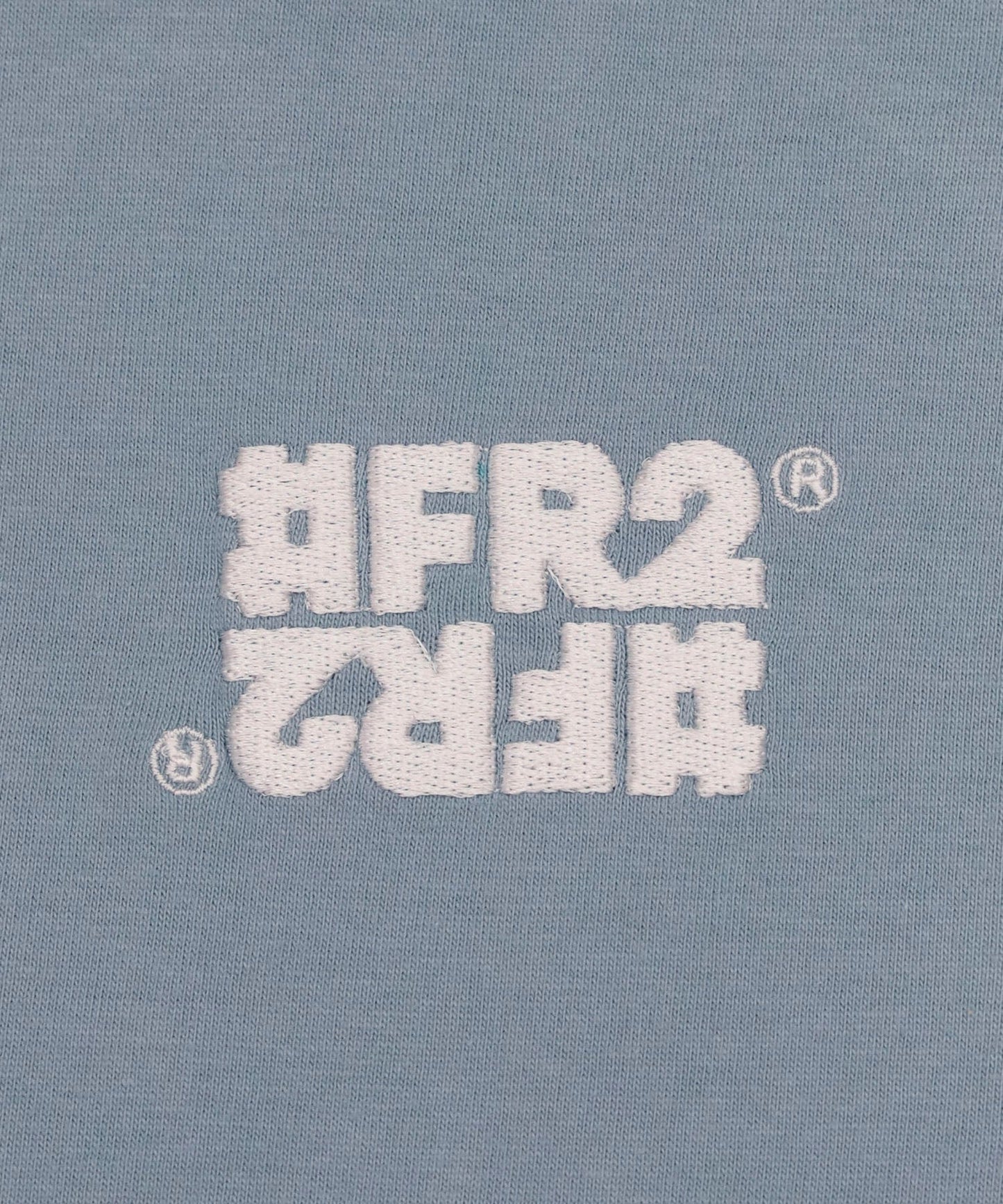 Upside Down Embroided #FR2 Logo T-shirt