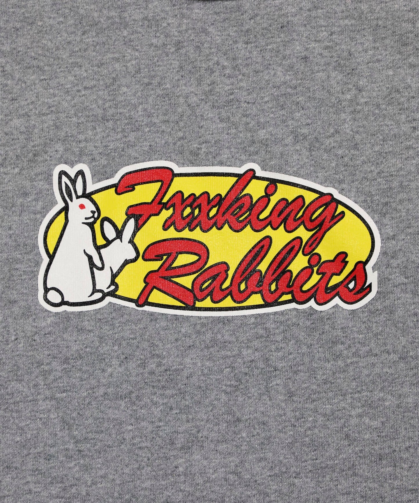 Rabbits Oval Logo Raglan-sleeve T-shirt