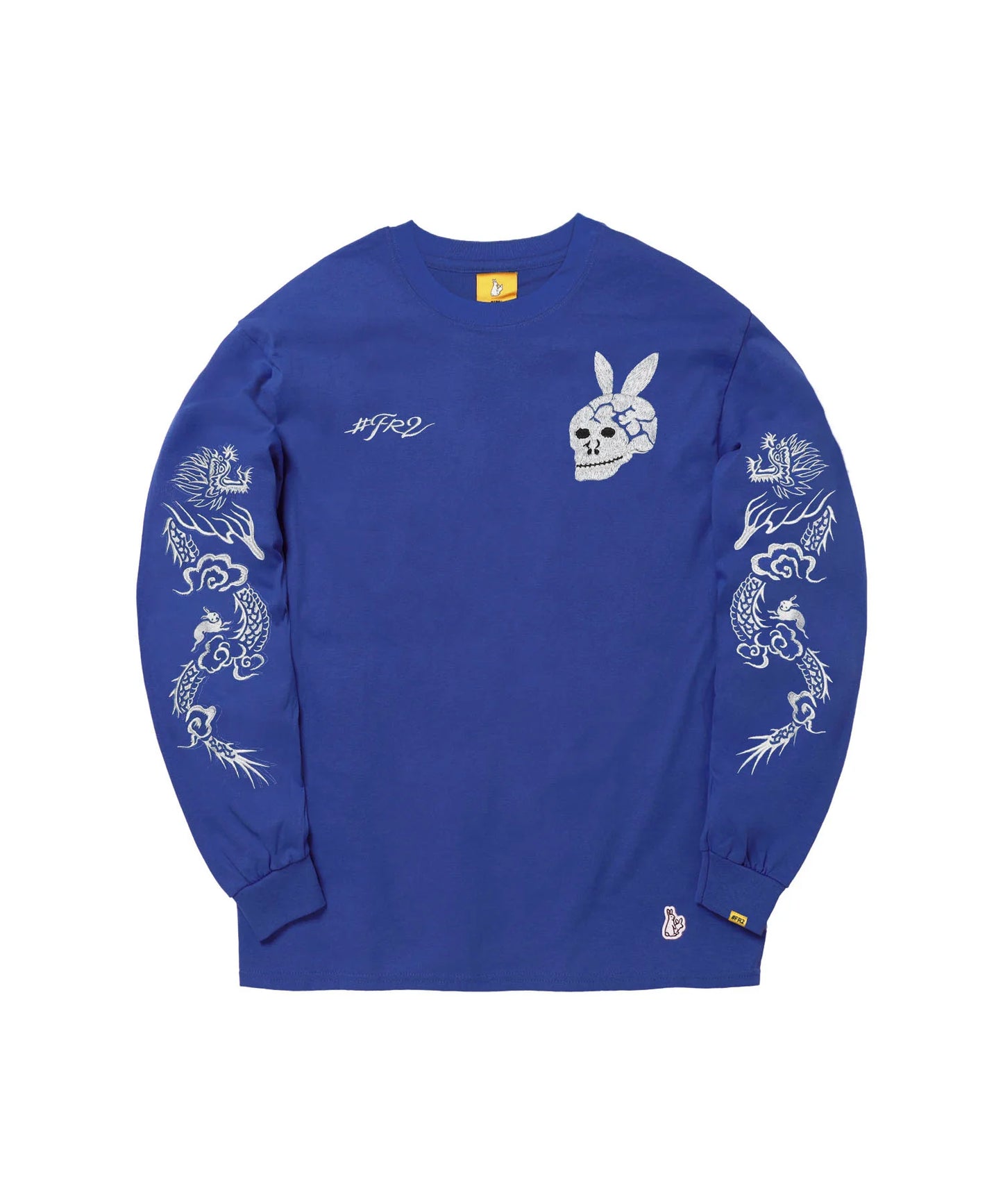 Embroidery Snake & Skull Longsleeve T-shirt
