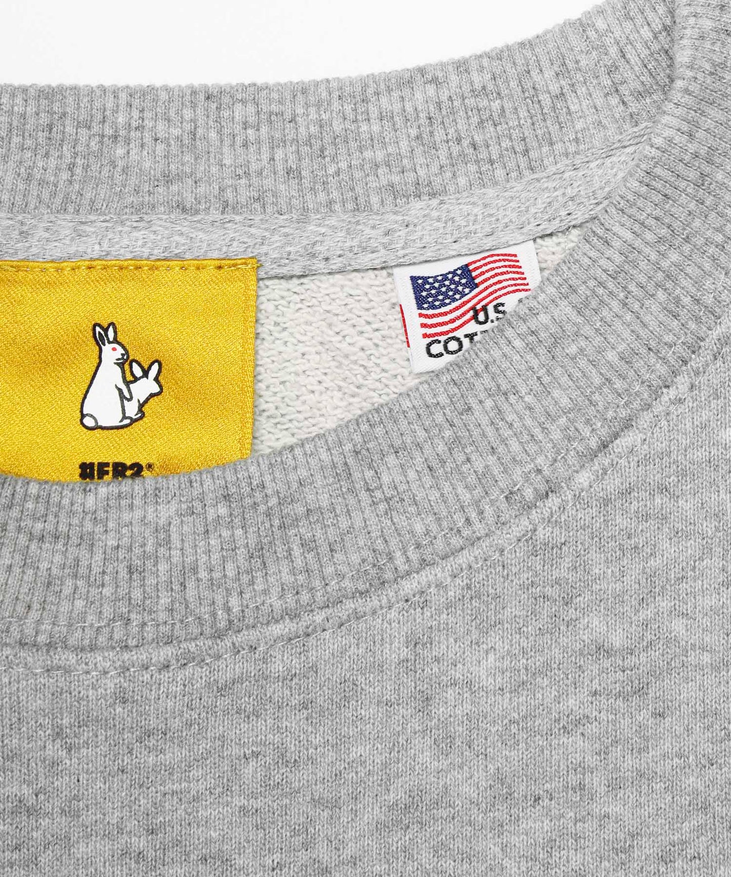 USA Cotton Small Box Logo Embroidery Sweatshirt