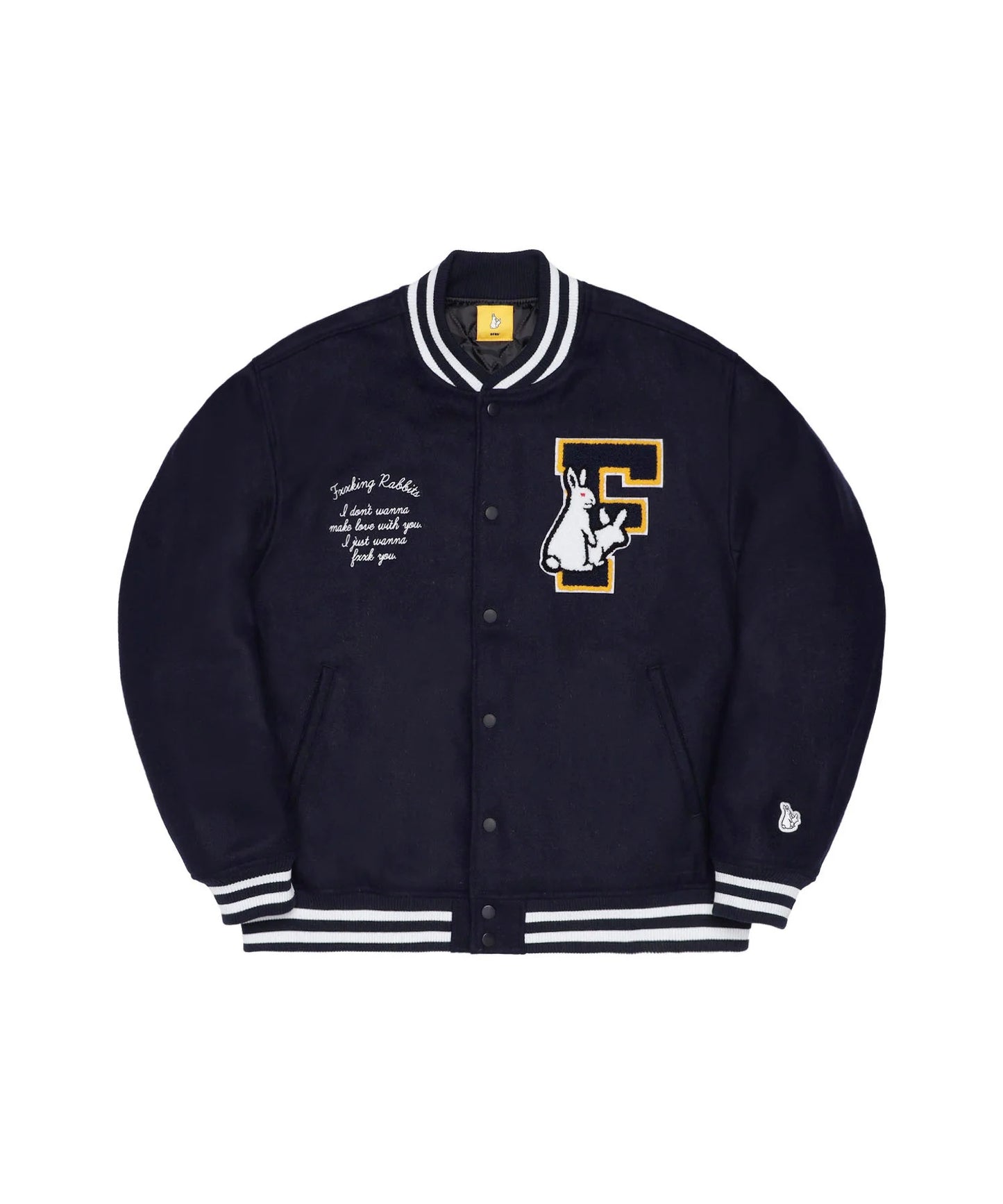Rabbits Emblem Varsity Jacket