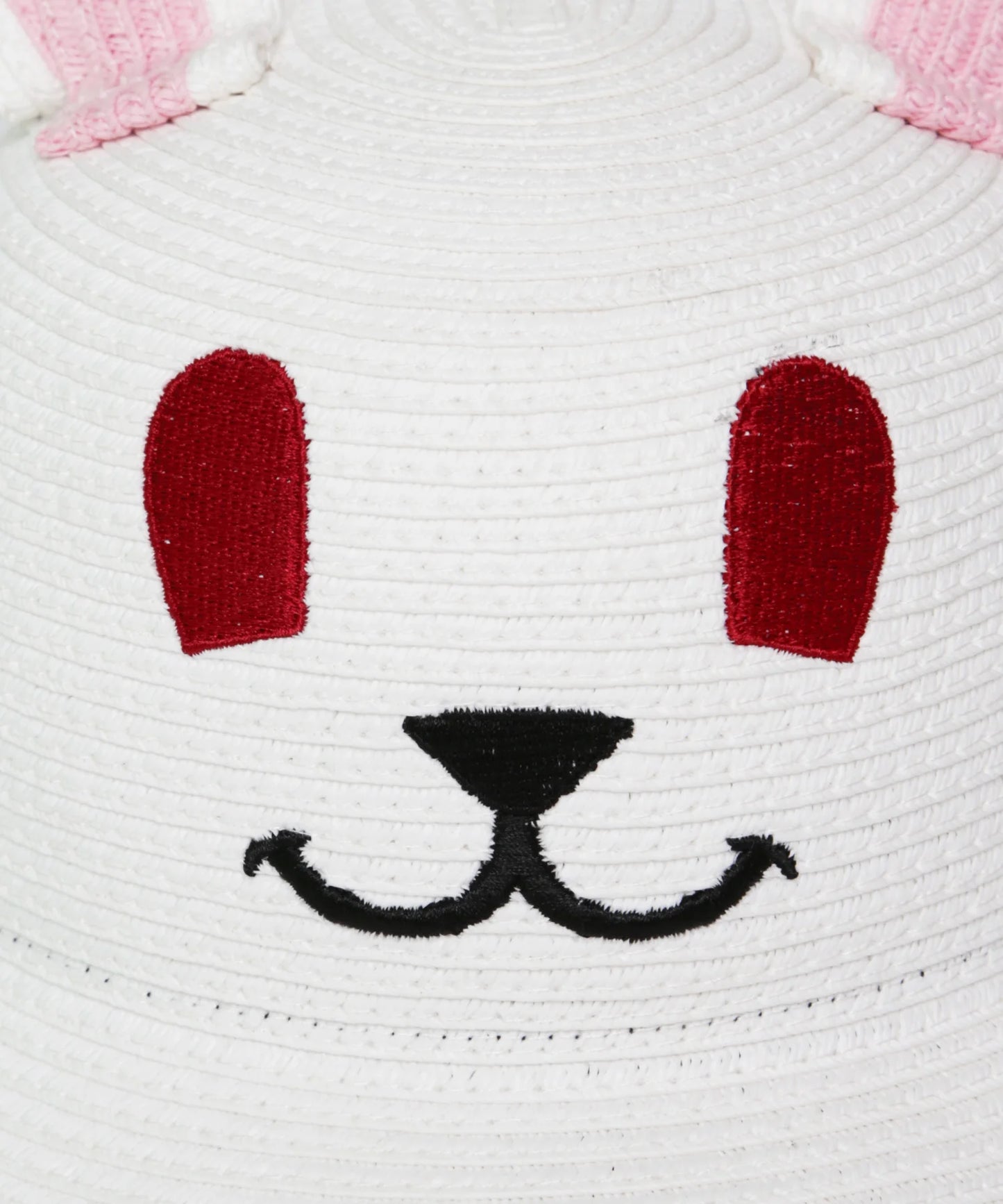 Rabbit Paper Straw Hat Kids