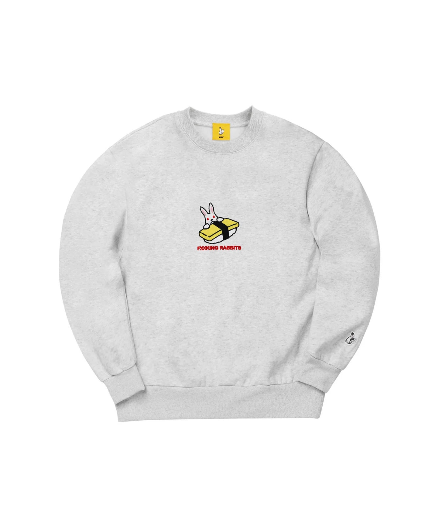 Embroidery Egg Sushi Rabbit Sweatshirt
