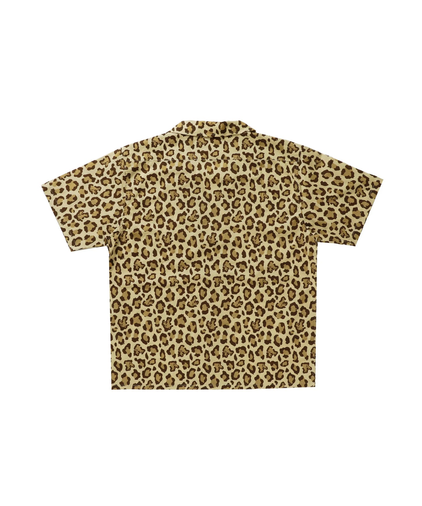 Fake Leopard Open collar shirt