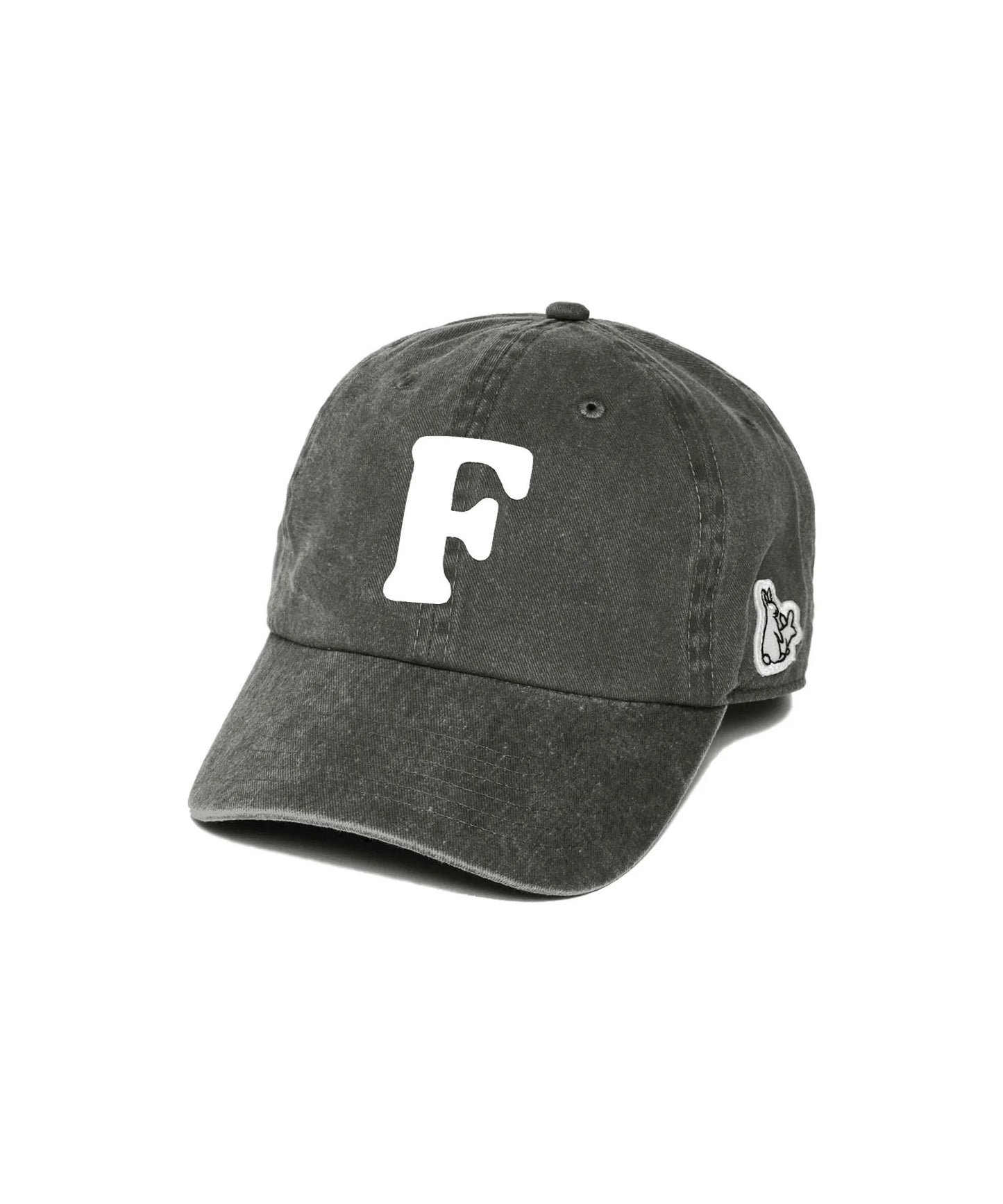 F Logo Garment Dye Cap