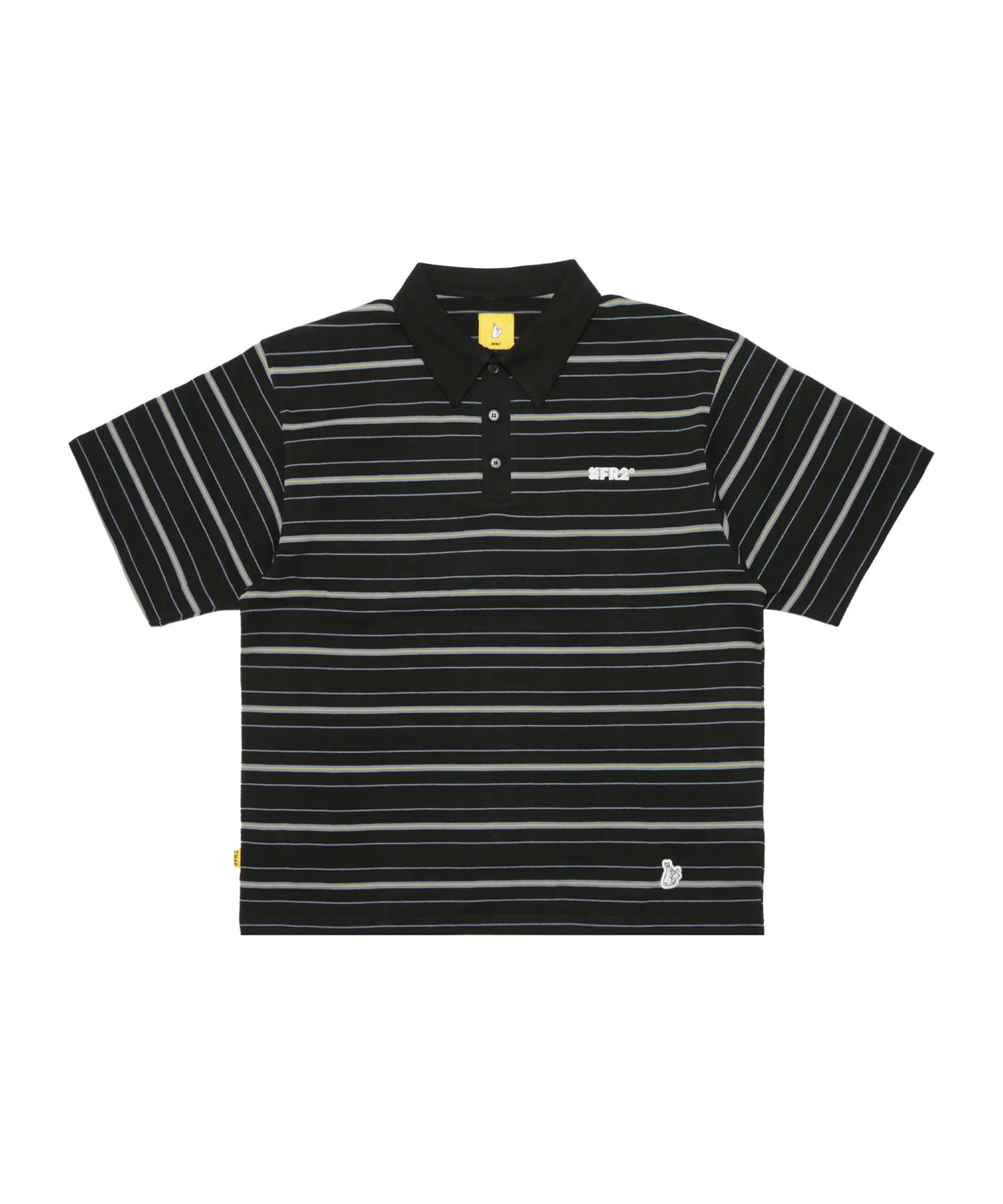 Oversized Stripe Polo Shirt