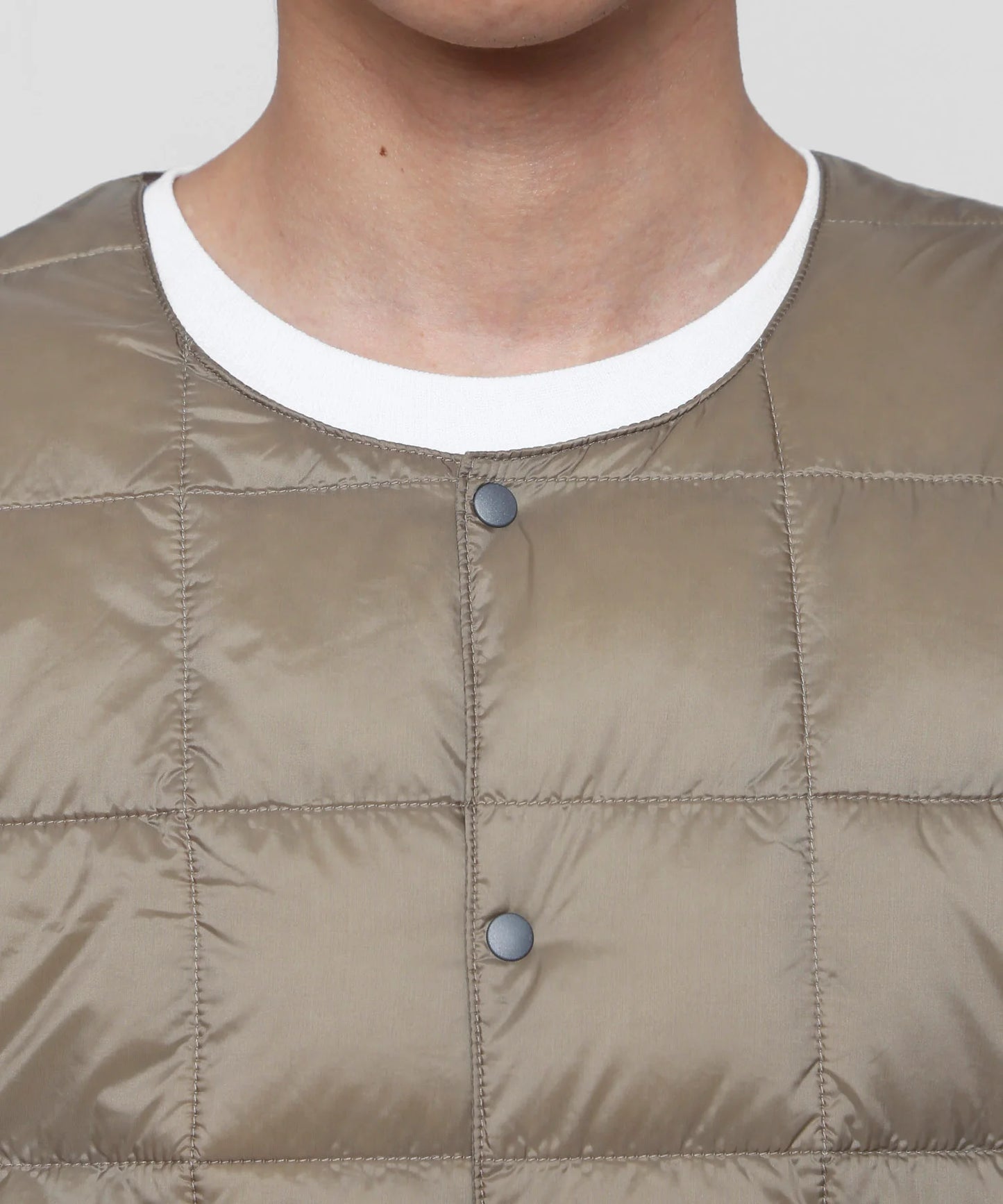 TAION Collaboration with #FR2 Crew Neck Button Down Jacket