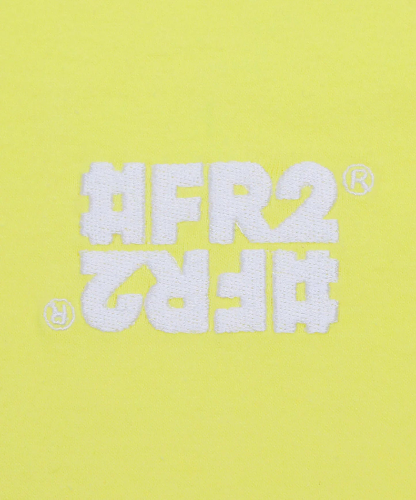 Upside Down Embroided #FR2 Logo T-shirt