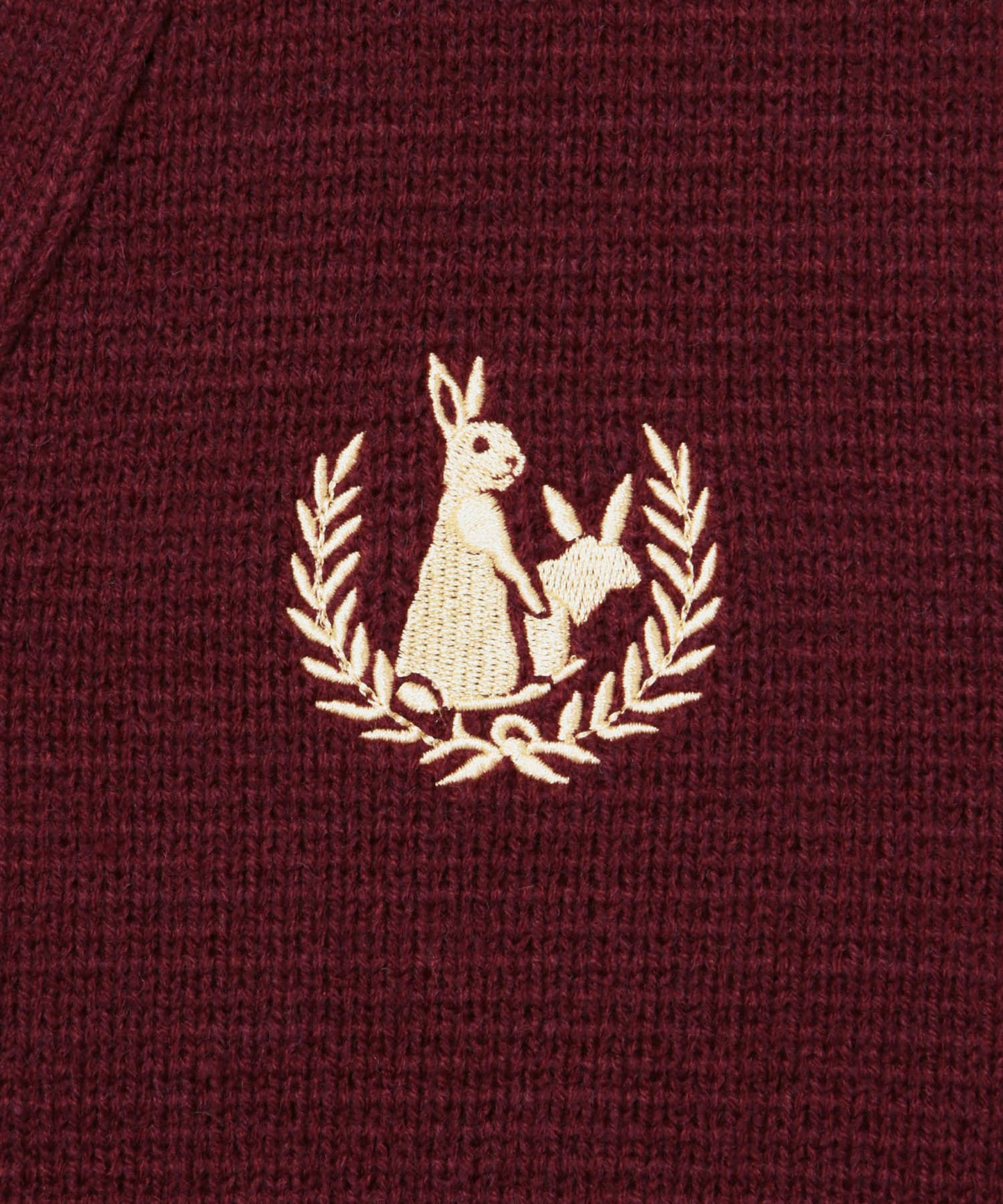 Embroidery Emblem Logo Knit Cardigan
