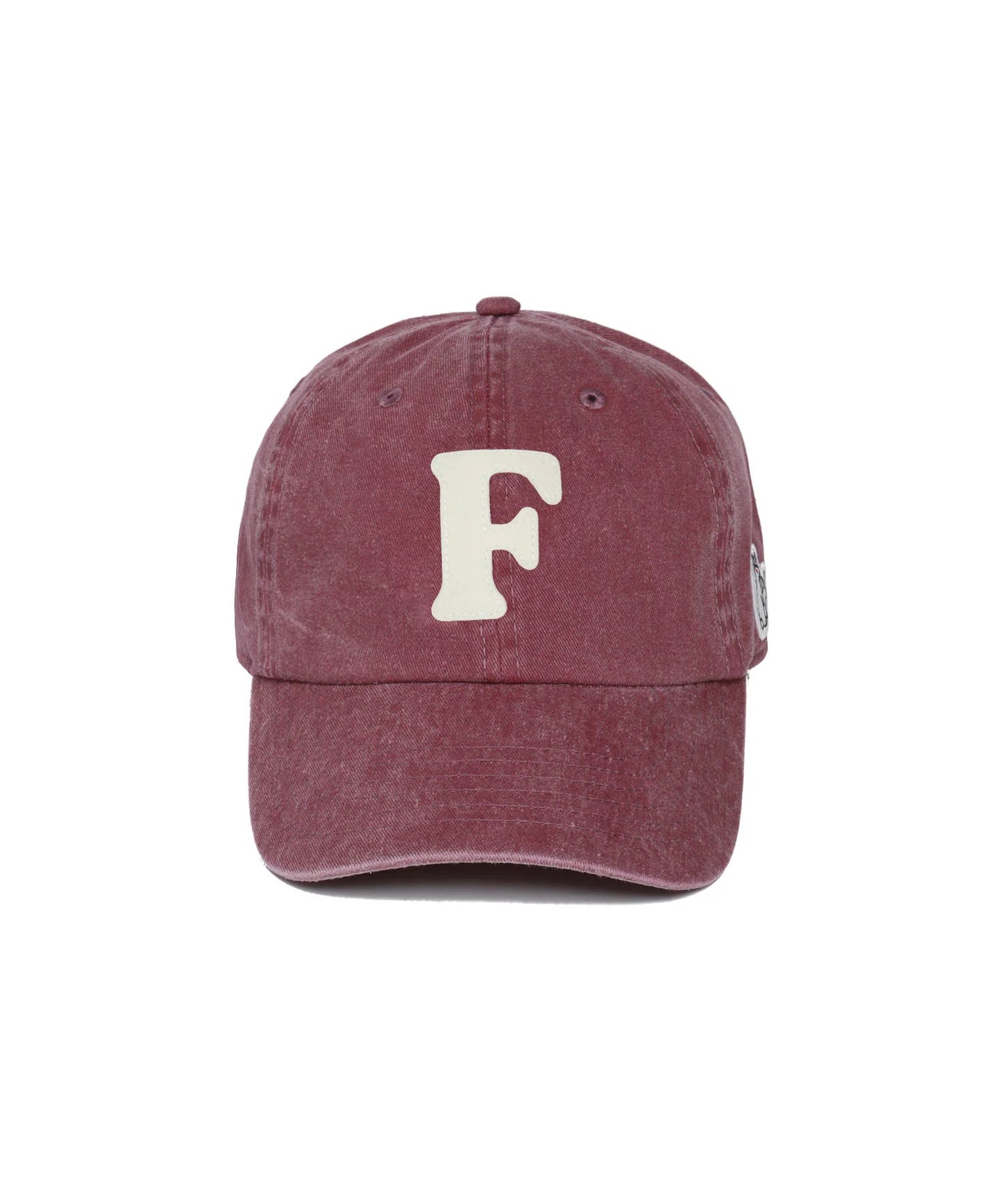 F Logo Garment Dye Cap