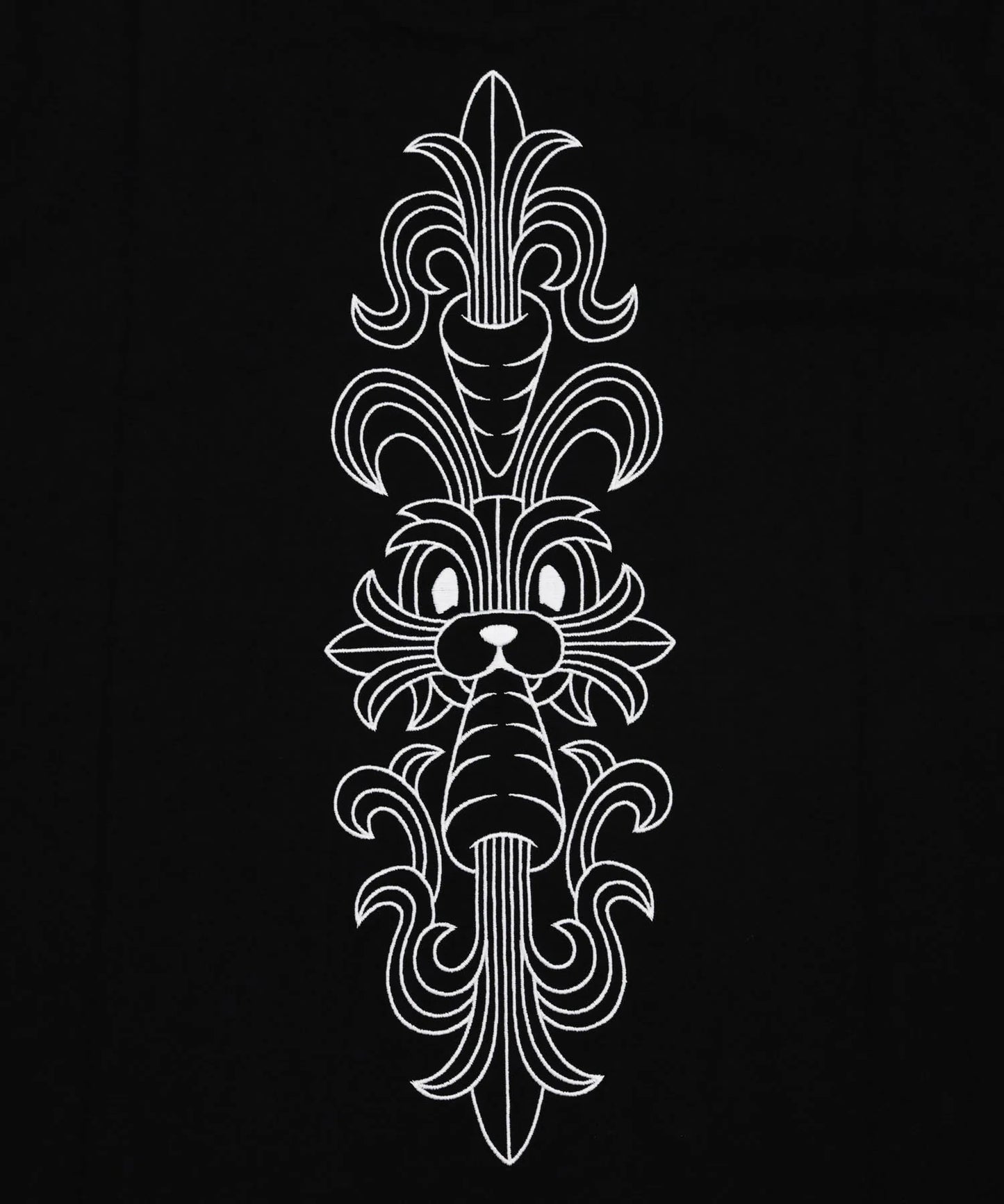 Embroidery Carrot Rabbit T-shirt