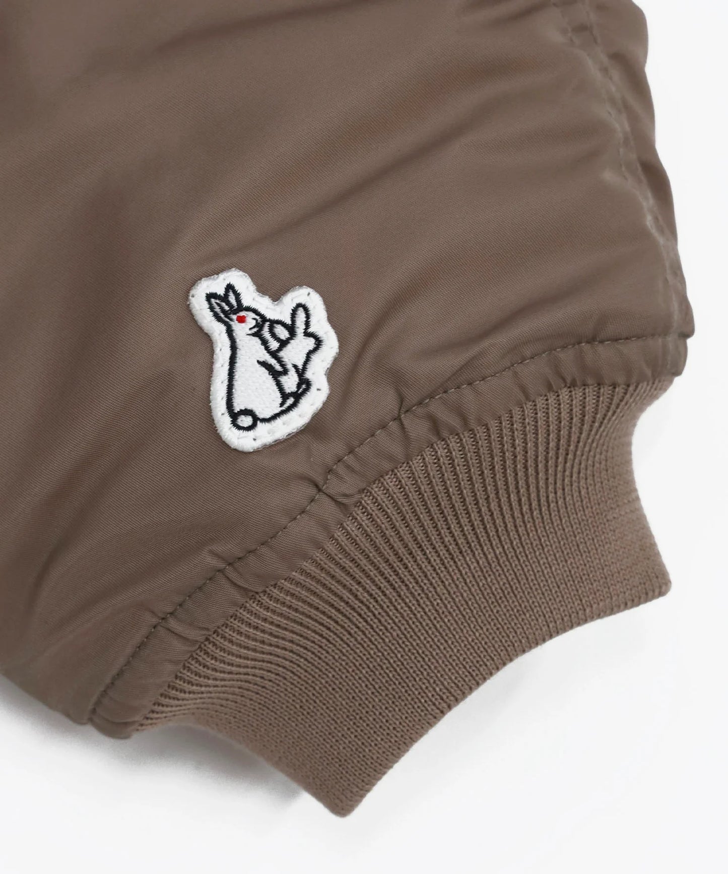 Embroidery Nylon Flight Jacket
