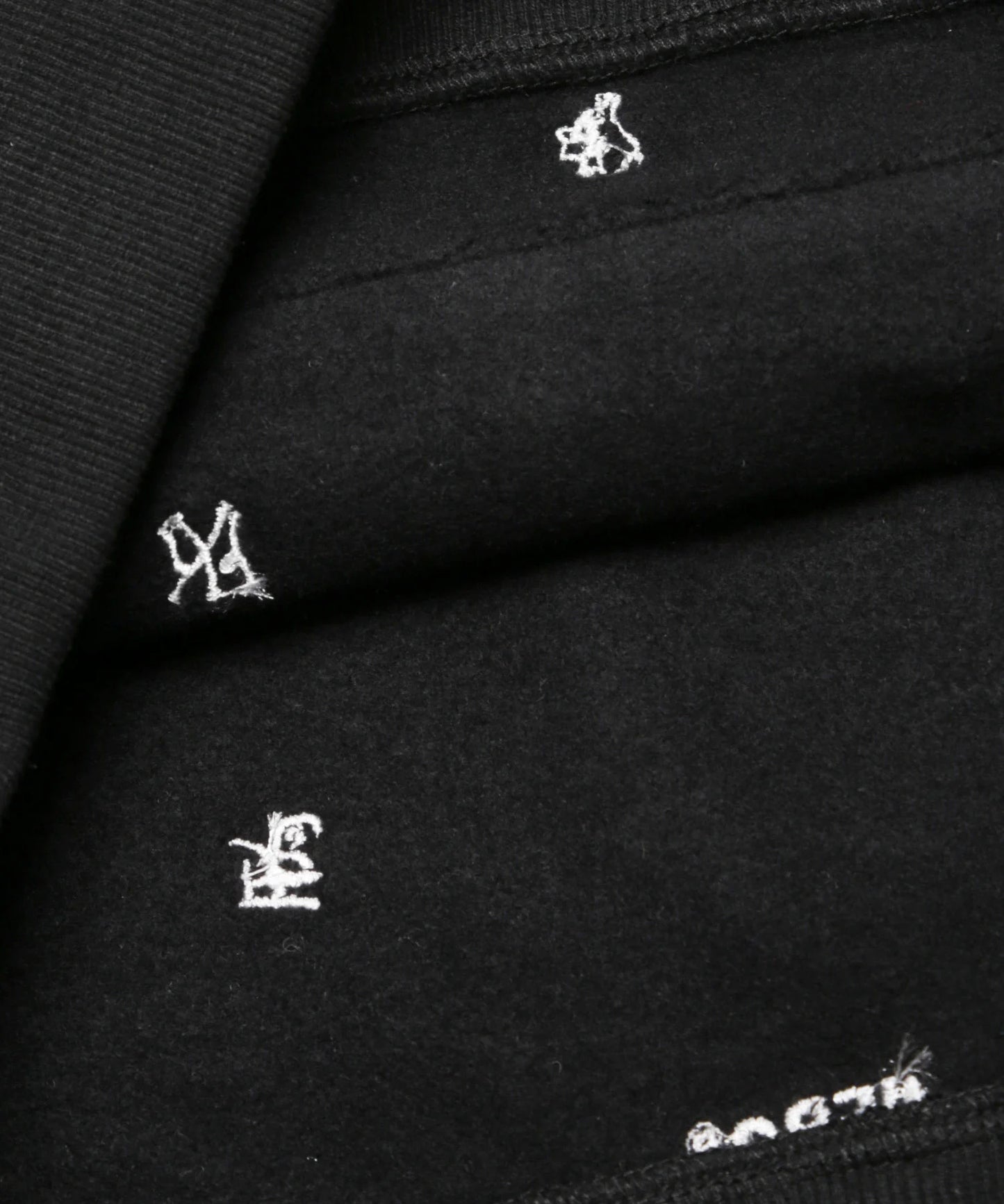 Full Pattern Icon Logo Zip‐up Hoodie