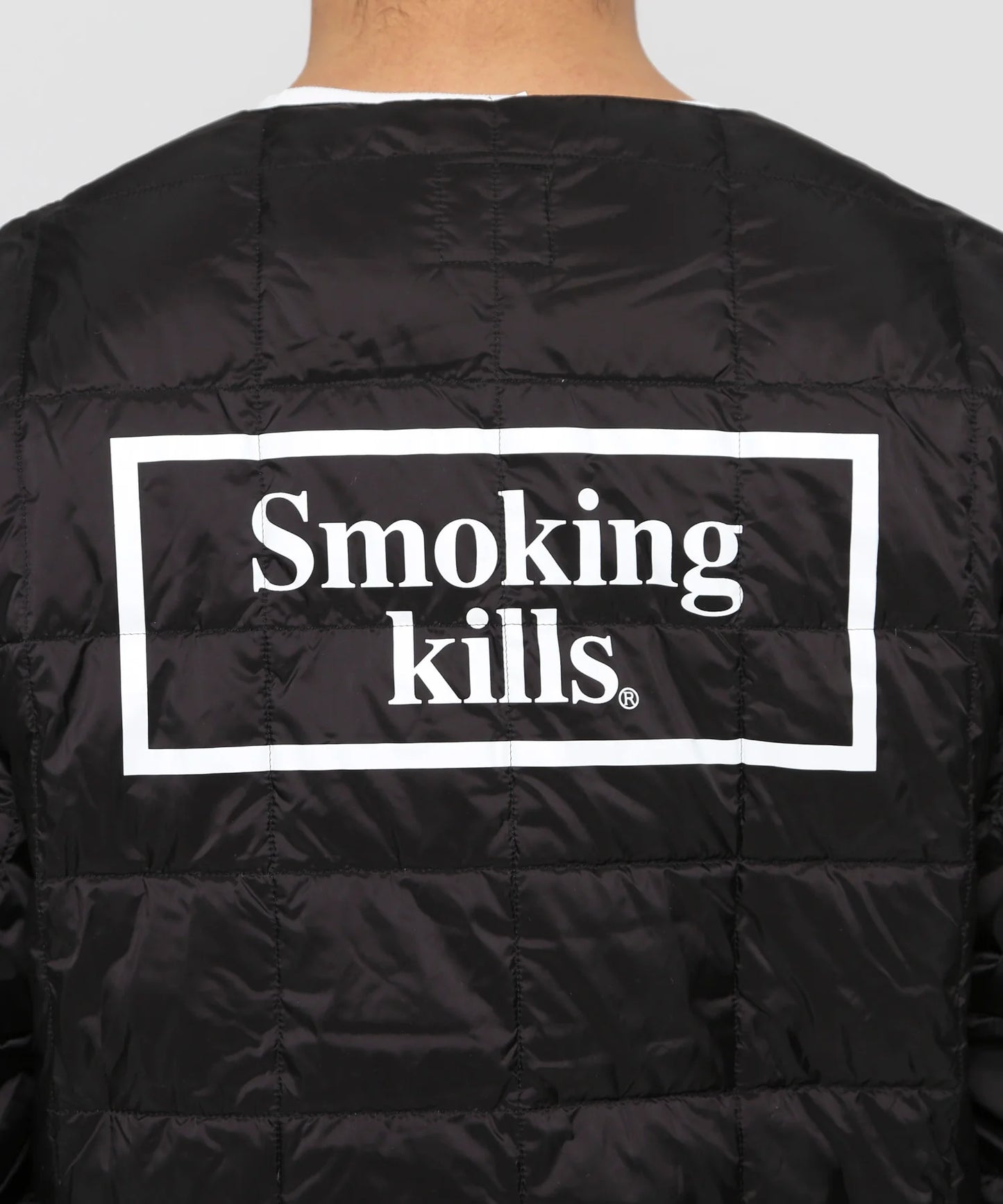 TAION Collaboration with #FR2 Crew Neck Button Down Jacket