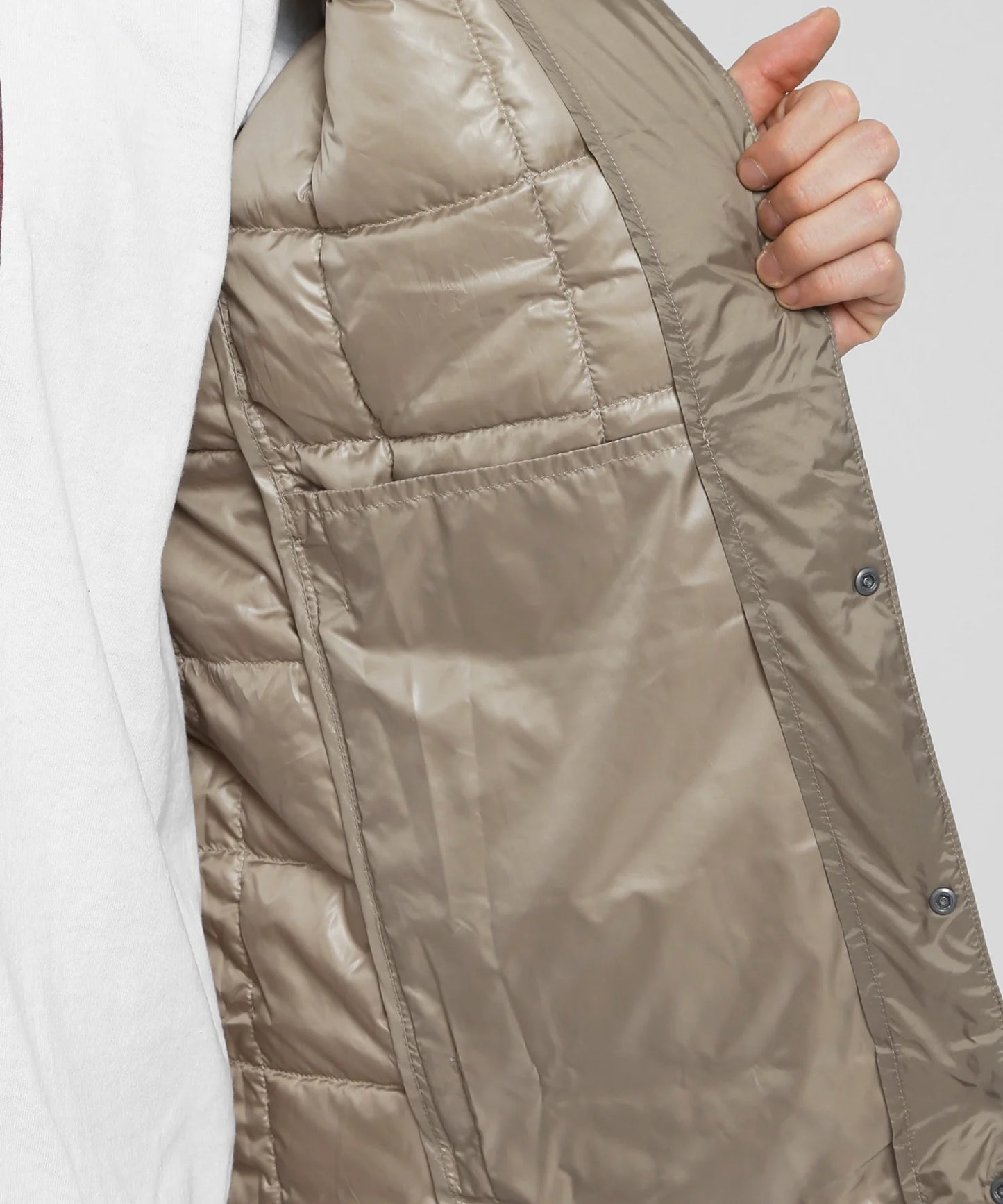 TAION Collaboration with #FR2 Crew Neck Button Down Jacket