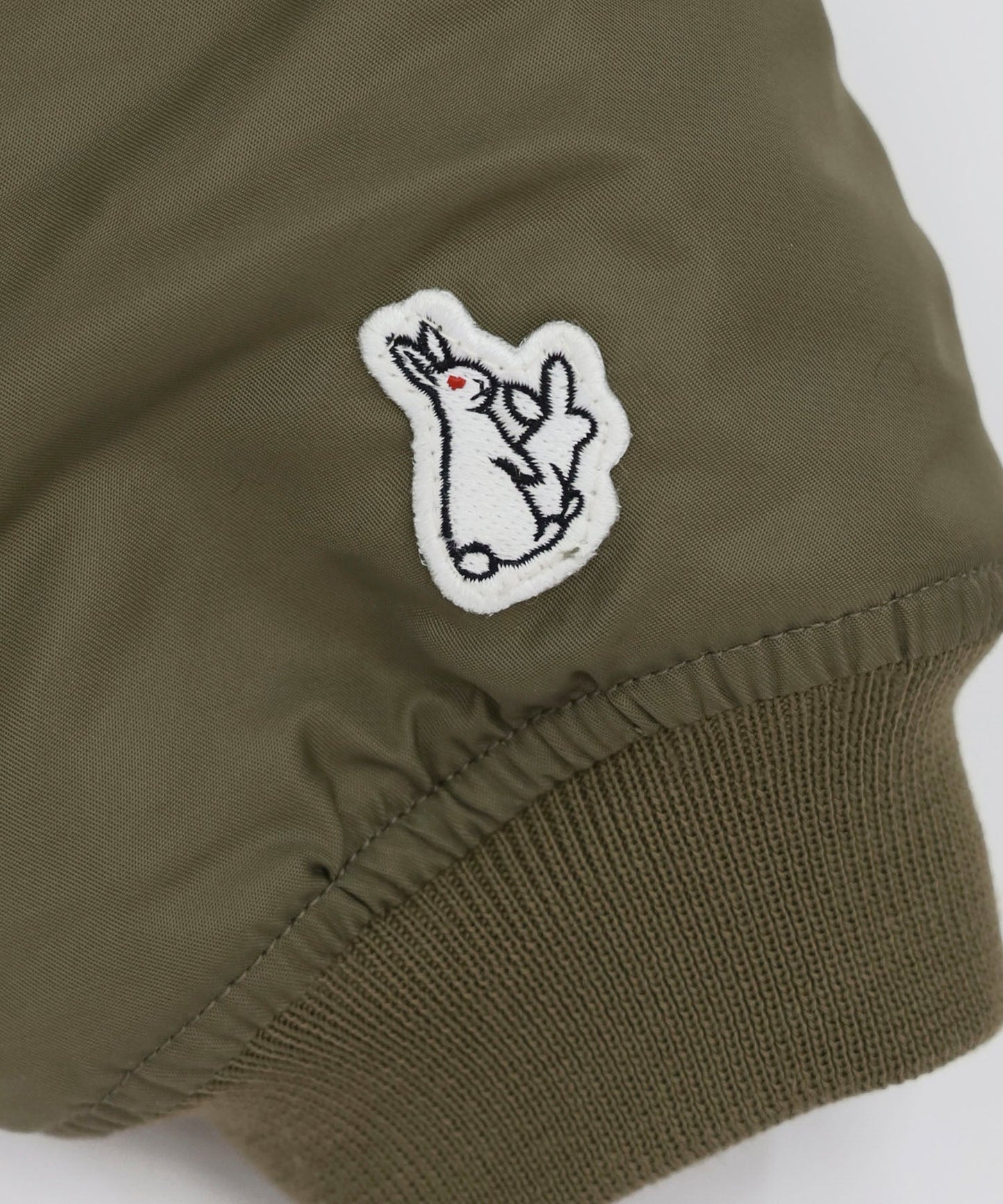 Embroidery Nylon Flight Jacket