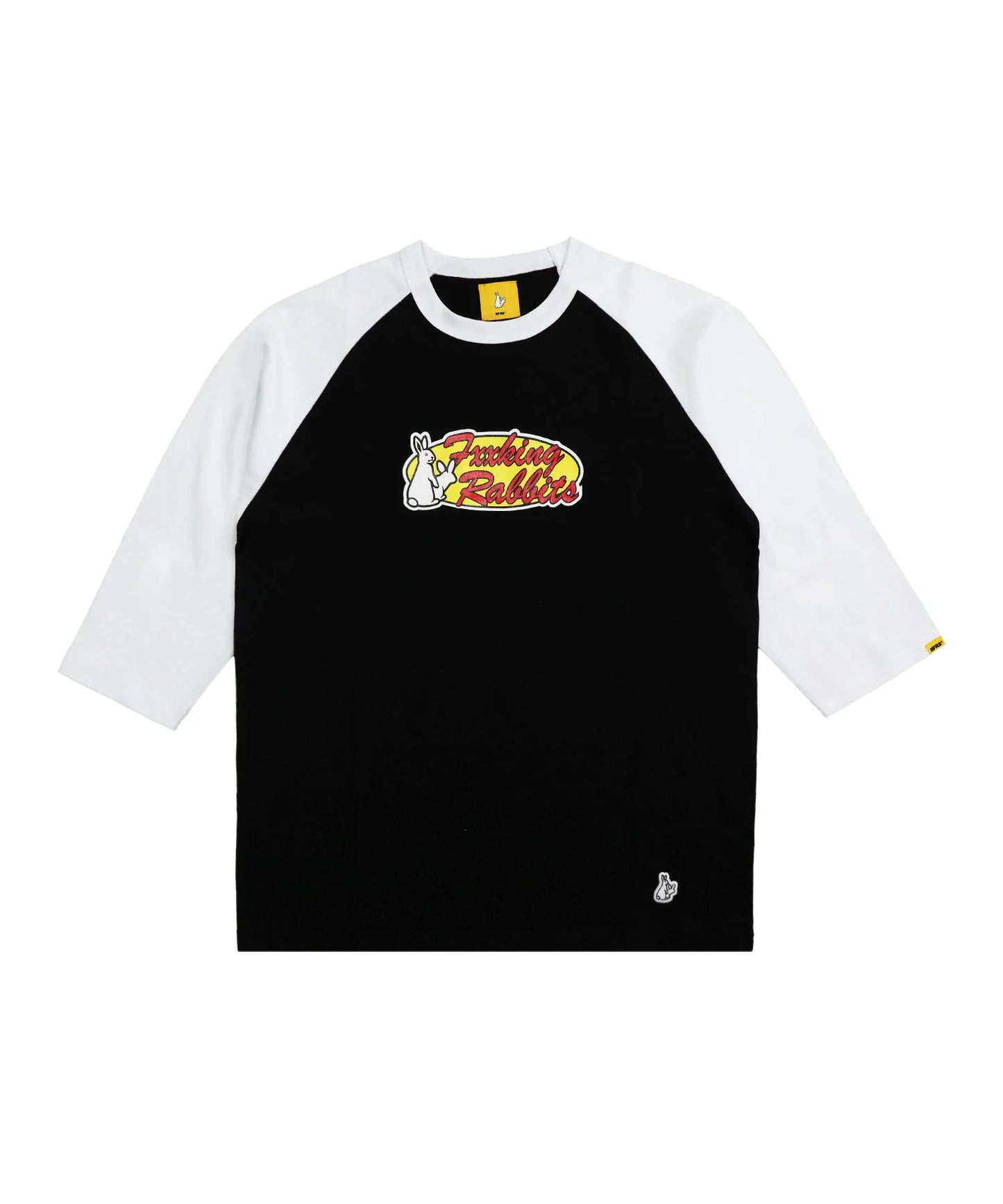 Rabbits Oval Logo Raglan-sleeve T-shirt