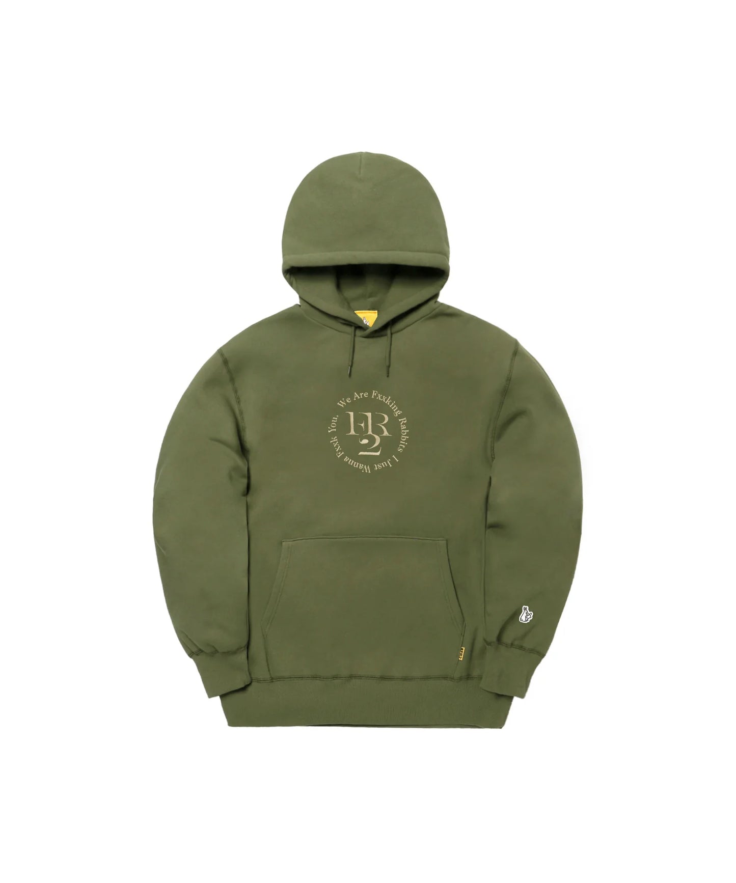 Embroidered Circle Logo Hoodie