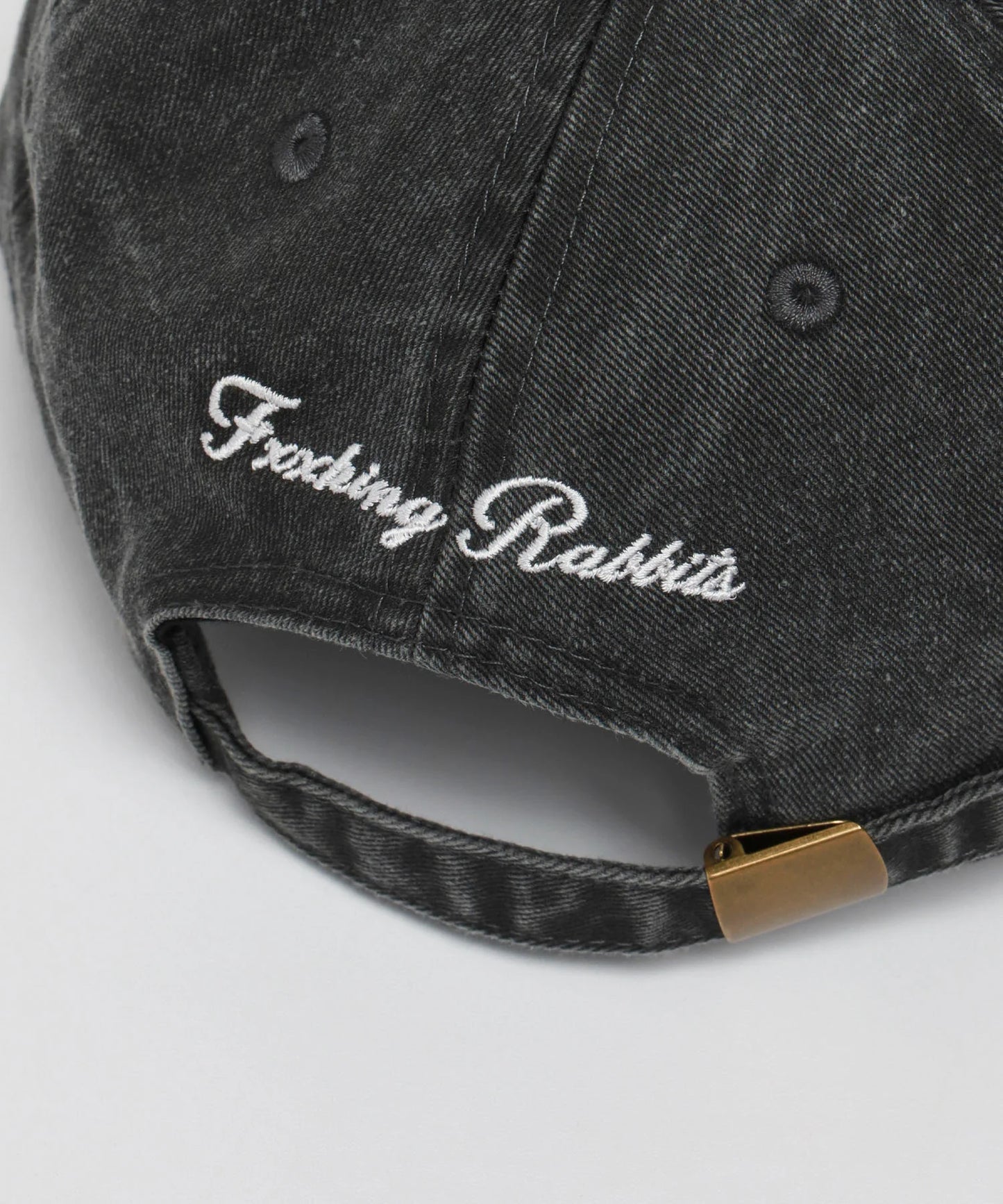F Logo Garment Dye Cap