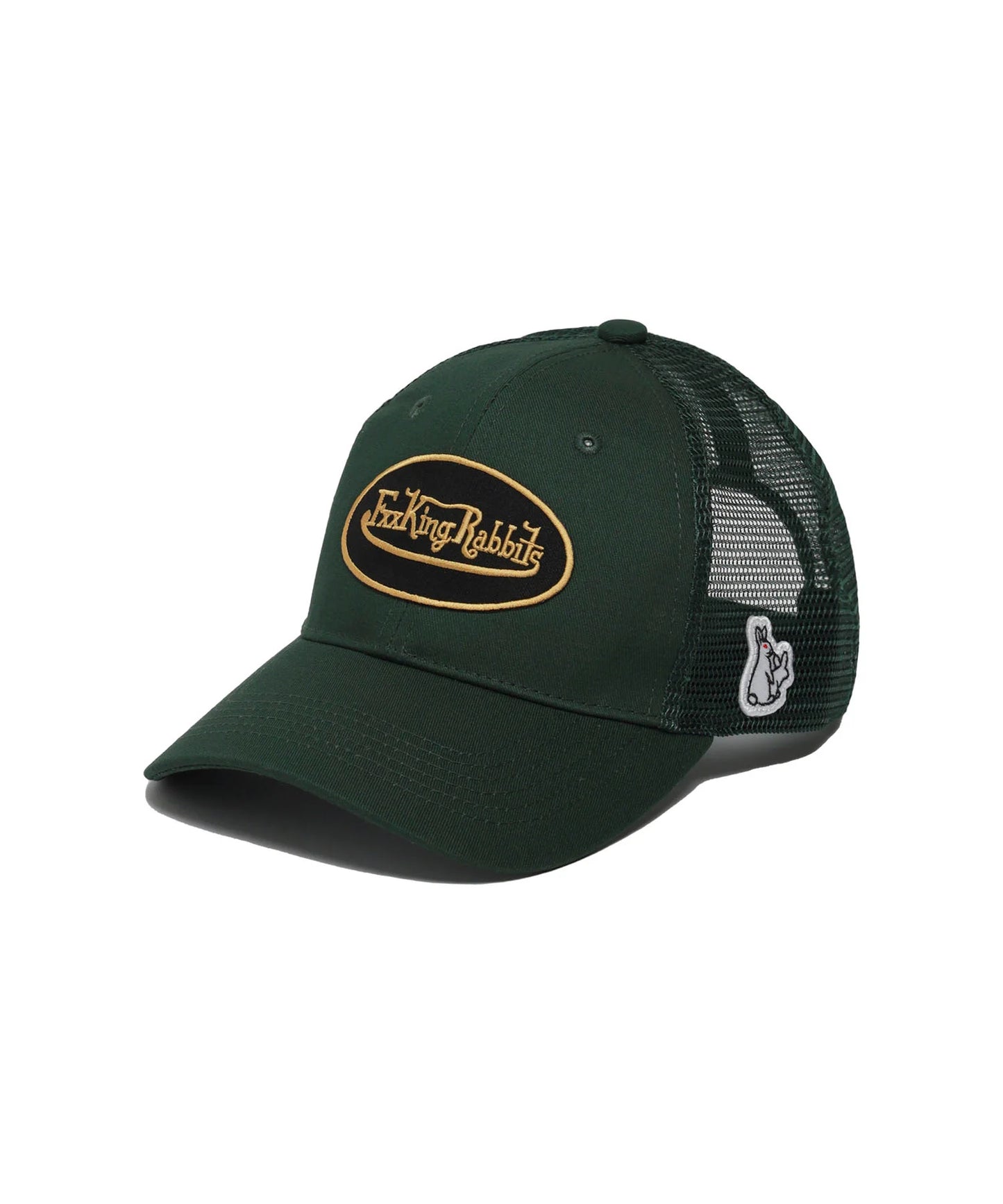 Fxxking Rabbits Logo Embroidery Mesh Cap