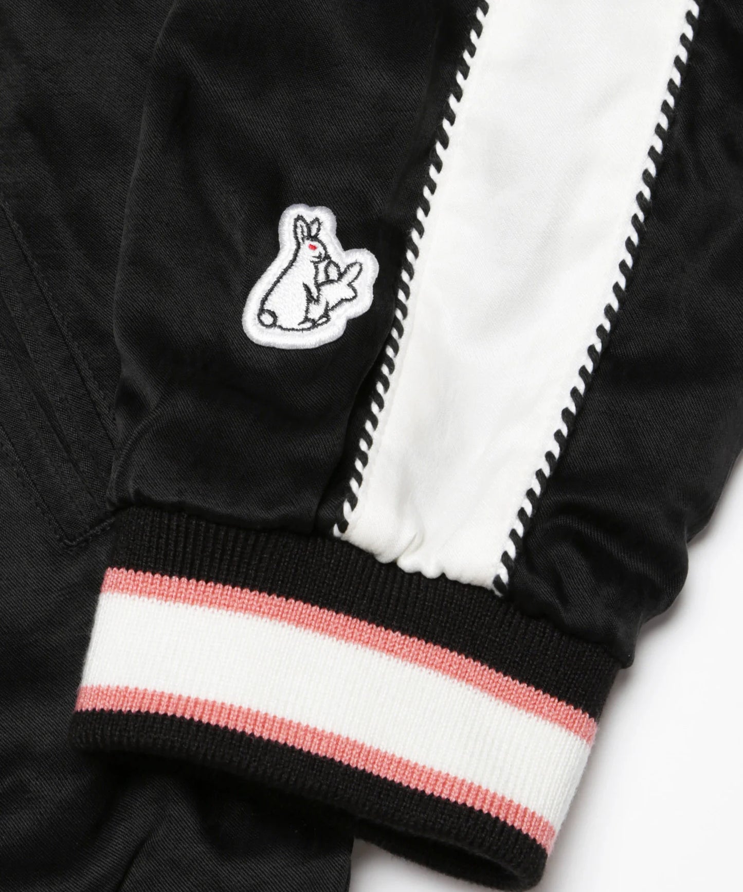 Rabbits Dragon Embroidery Reversible Souvenir Jacket