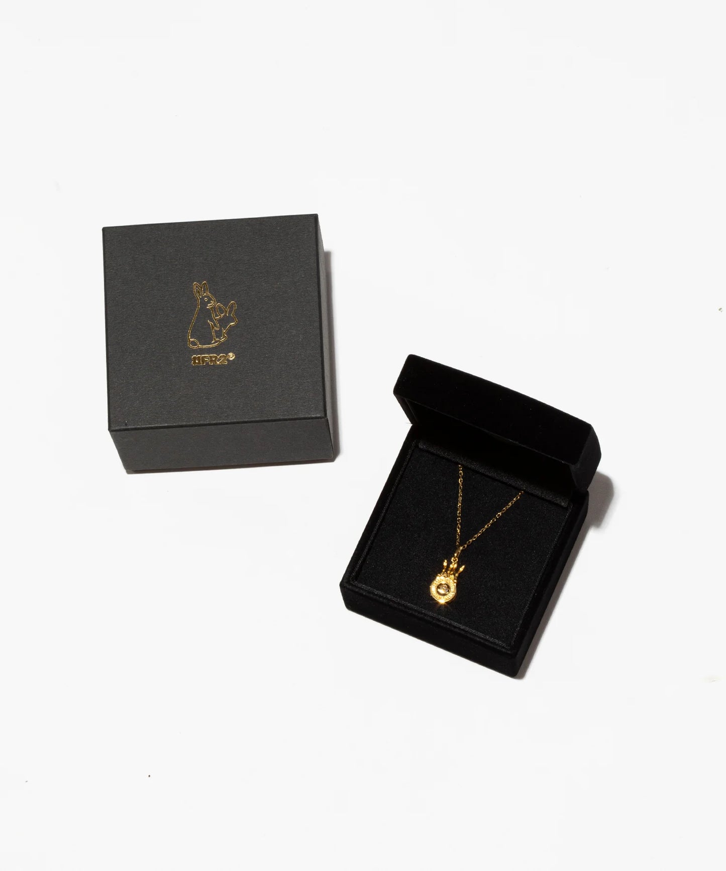 Dancing Stone Round Logo Necklace