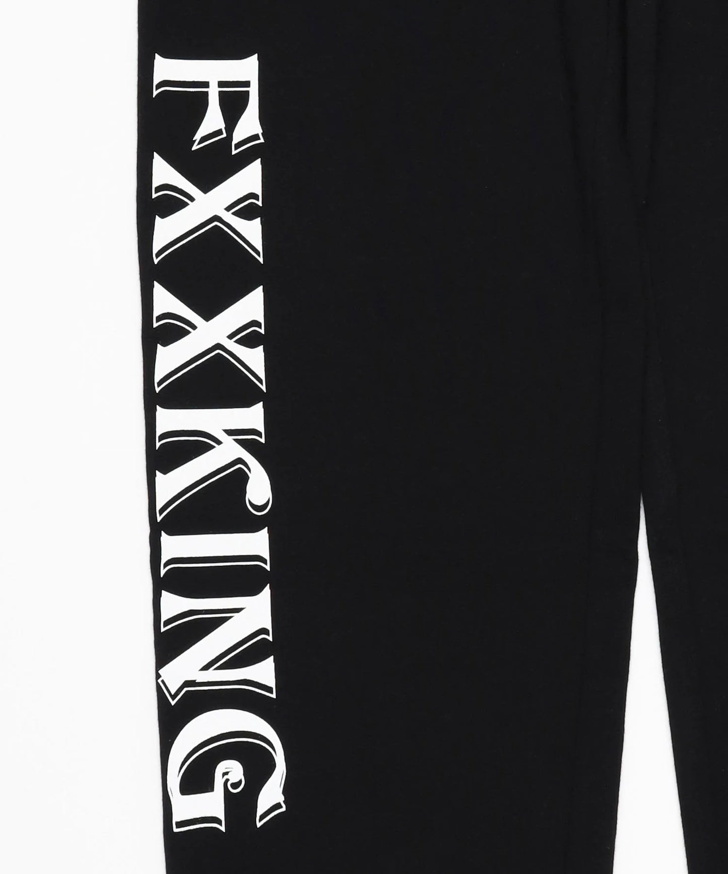 Embroidery Logo within Face Outline Sweat Pants