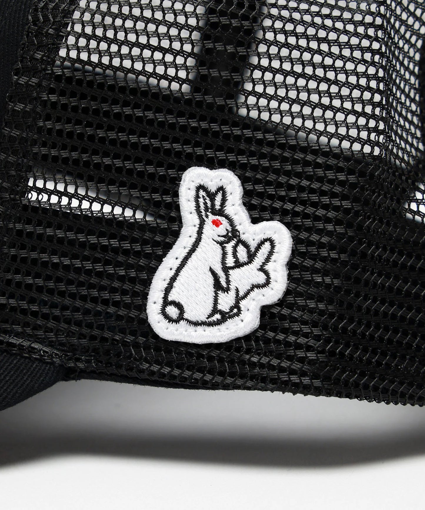 Fxxking Rabbits Logo Embroidery Mesh Cap
