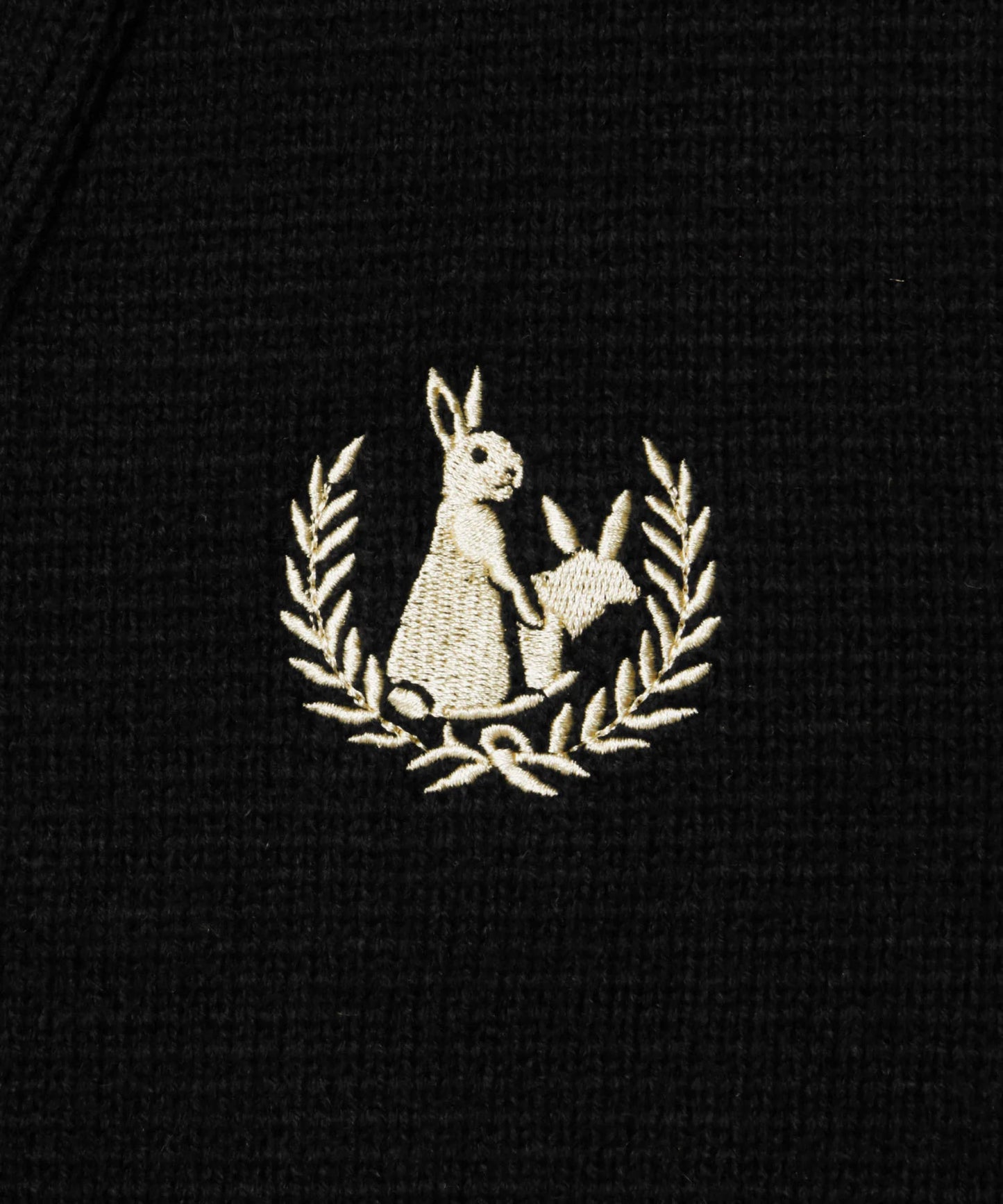 Embroidery Emblem Logo Knit Cardigan