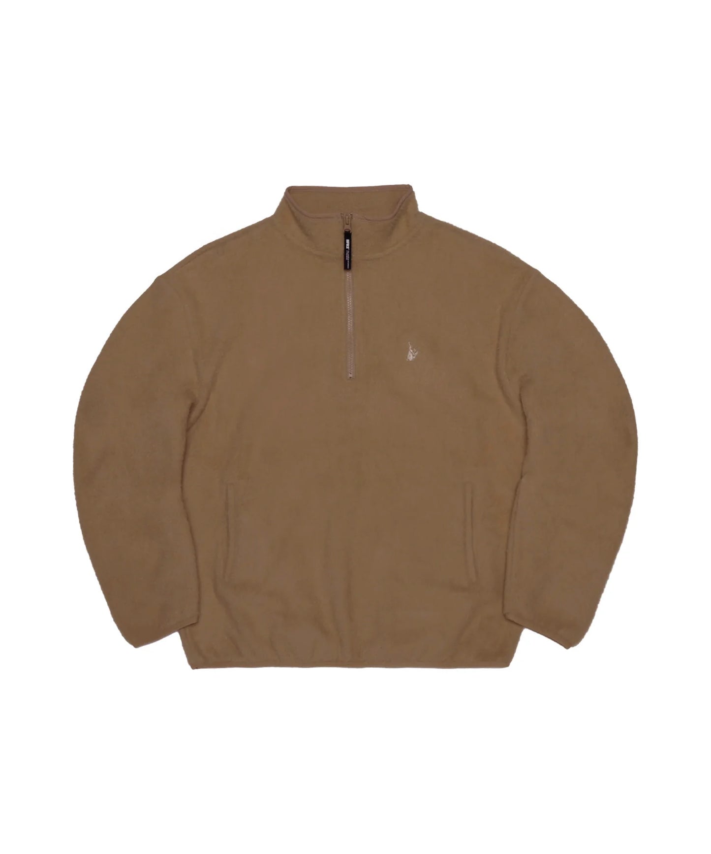 Half Zip Icon Embroidery Nylon Pullover