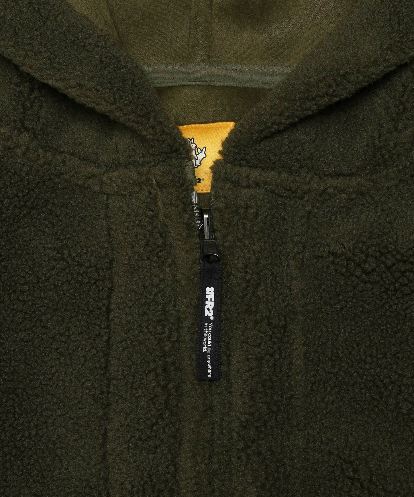 Boa Fleece Reversible Half Zip Blouson Hoodie