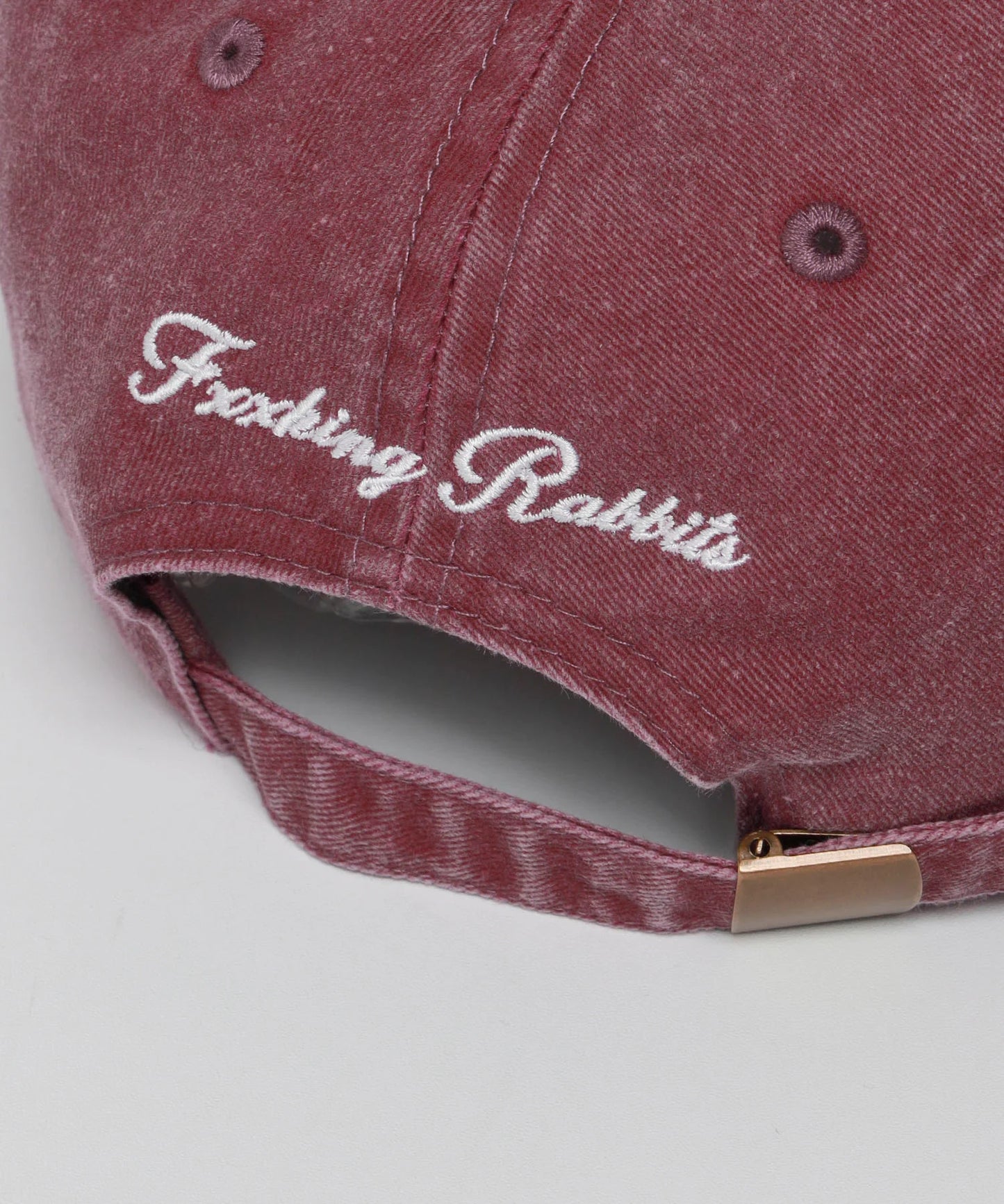 F Logo Garment Dye Cap