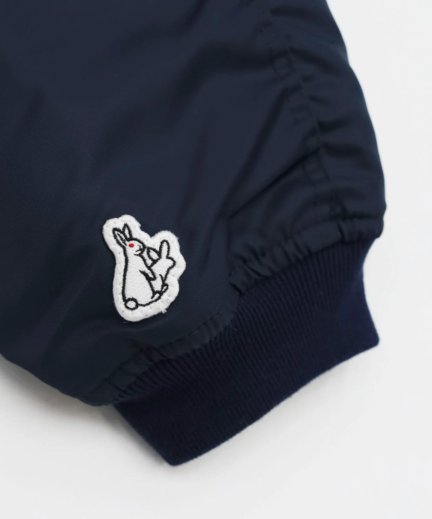 Embroidery Nylon Flight Jacket