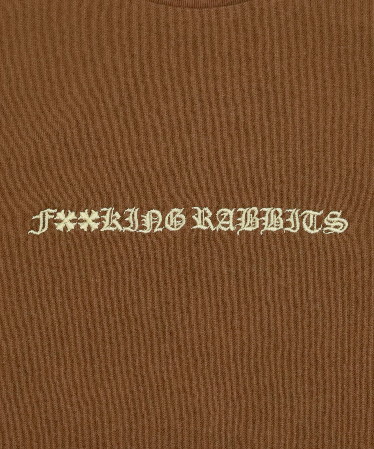 Embroidery Carrot Rabbit T-shirt