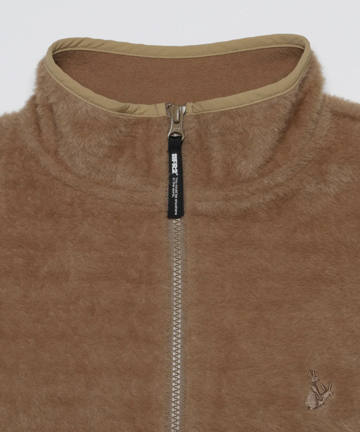 Half Zip Icon Embroidery Nylon Pullover