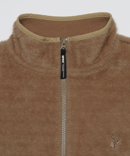 Half Zip Icon Embroidery Nylon Pullover