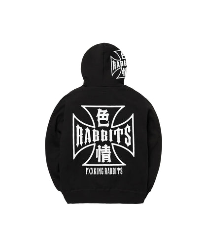 色情RABBITS Zip-up Hoodie