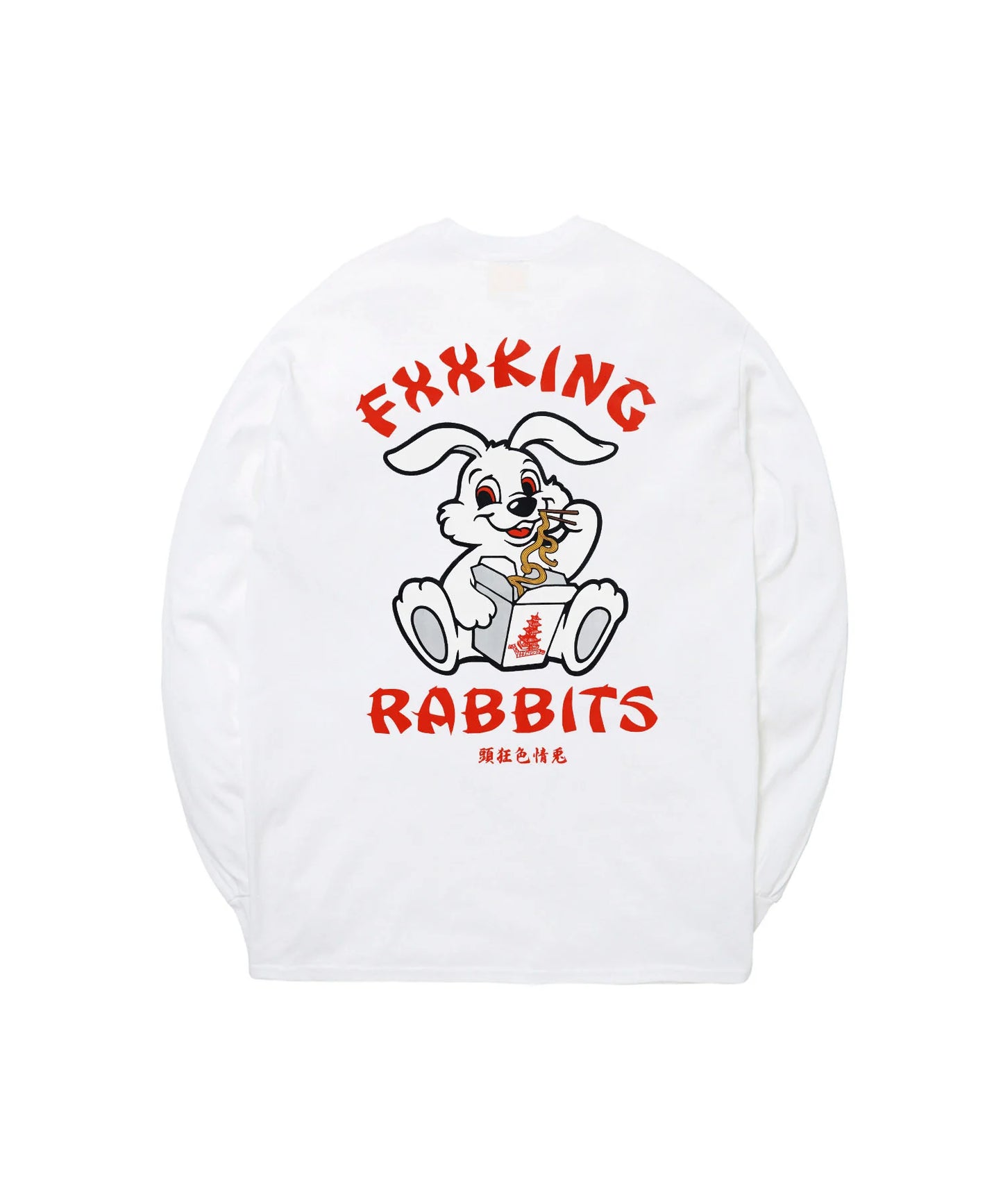 Rabbit Noodle Long-sleeve T-shirt