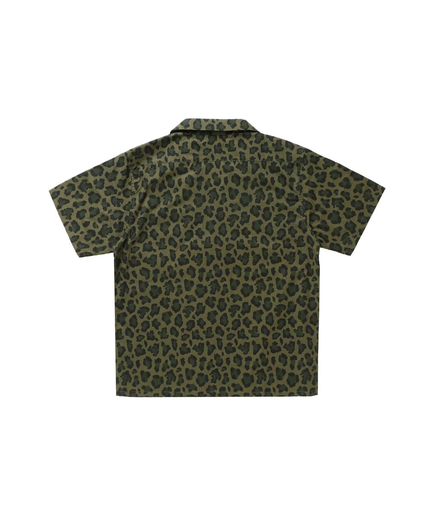 Fake Leopard Open collar shirt