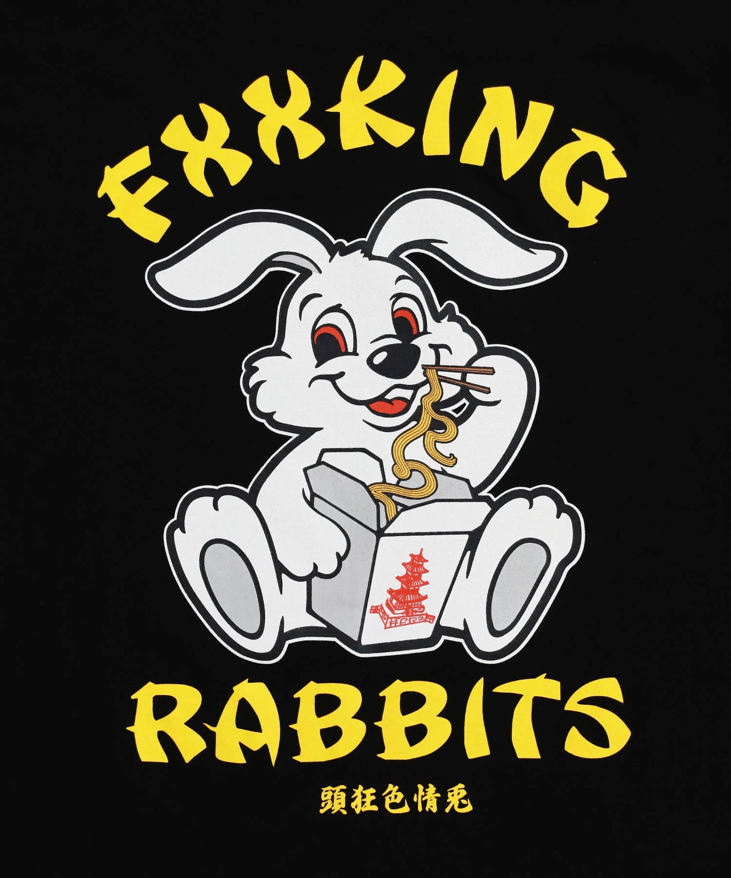 Rabbit Noodle Long-sleeve T-shirt