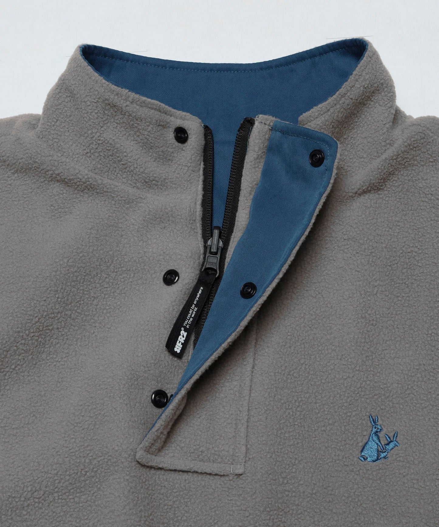 Rabbits Icon Reversible Half Zip Blouson