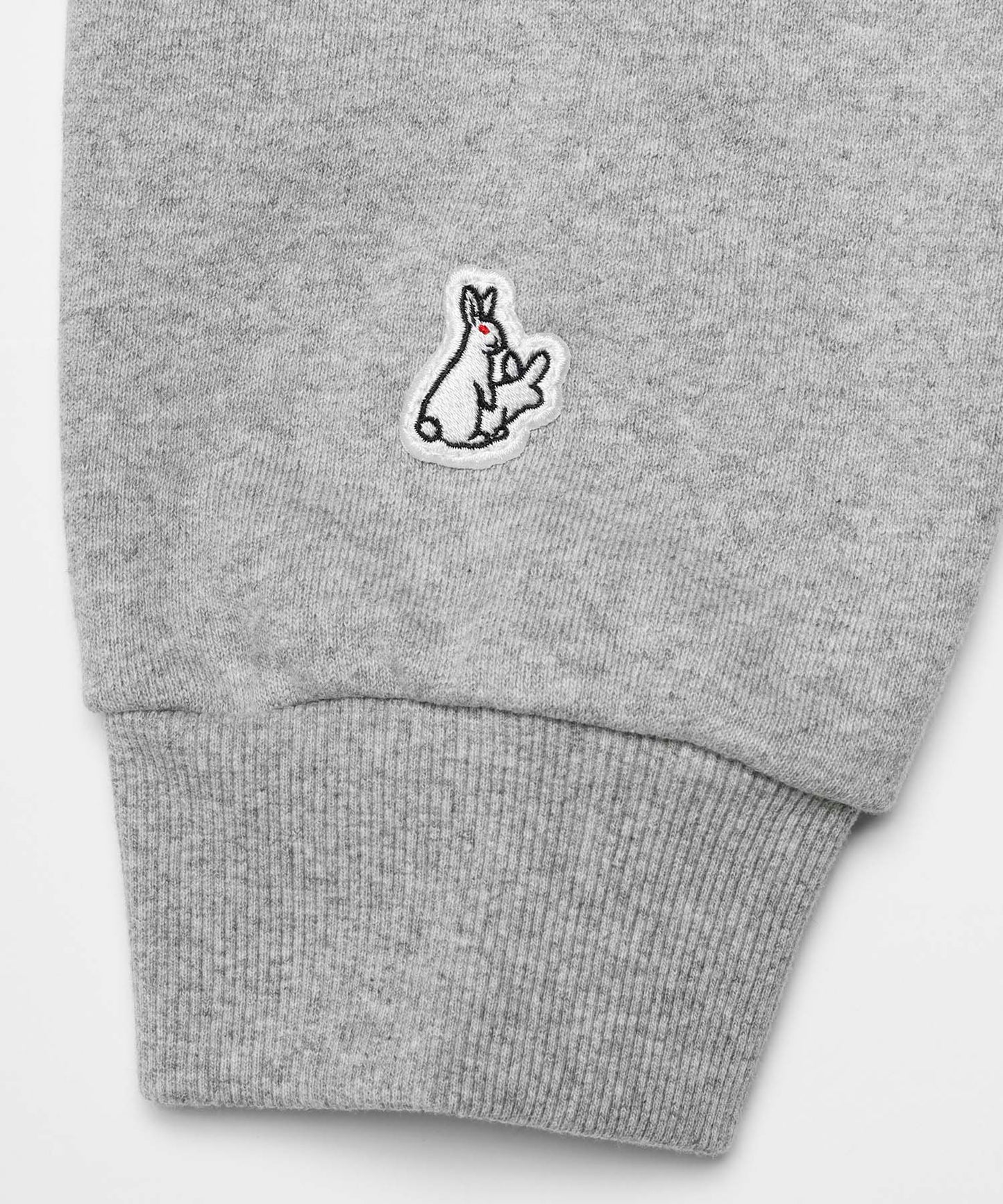 USA Cotton Small Box Logo Embroidery Zip Hoodie